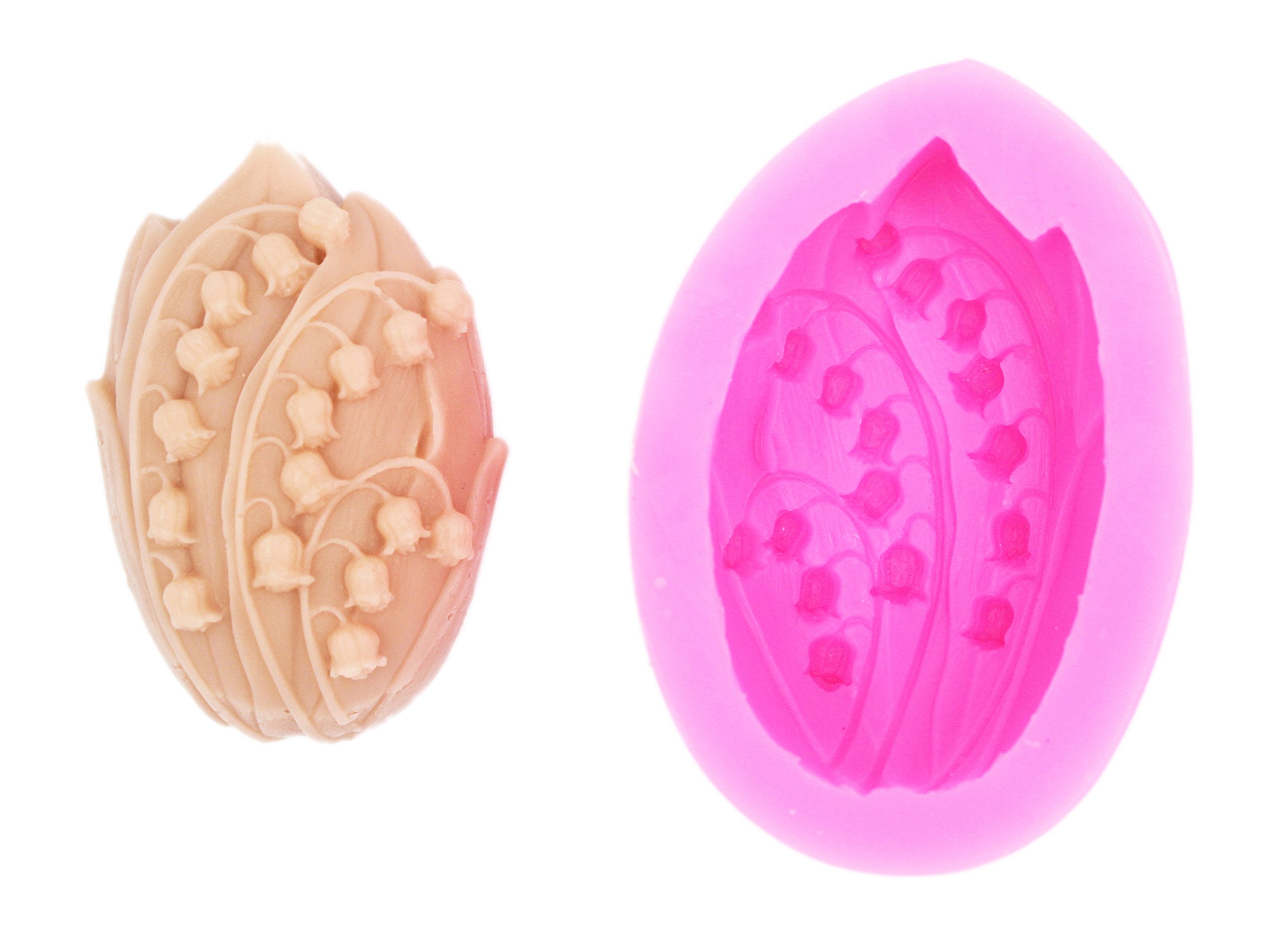 Lily of The Valley 50319 Silicone Soap Mold for DIY Handmade Soap Making - Perfect for Crafting, Bath Bombs, Candle Making & Resin Art Projects