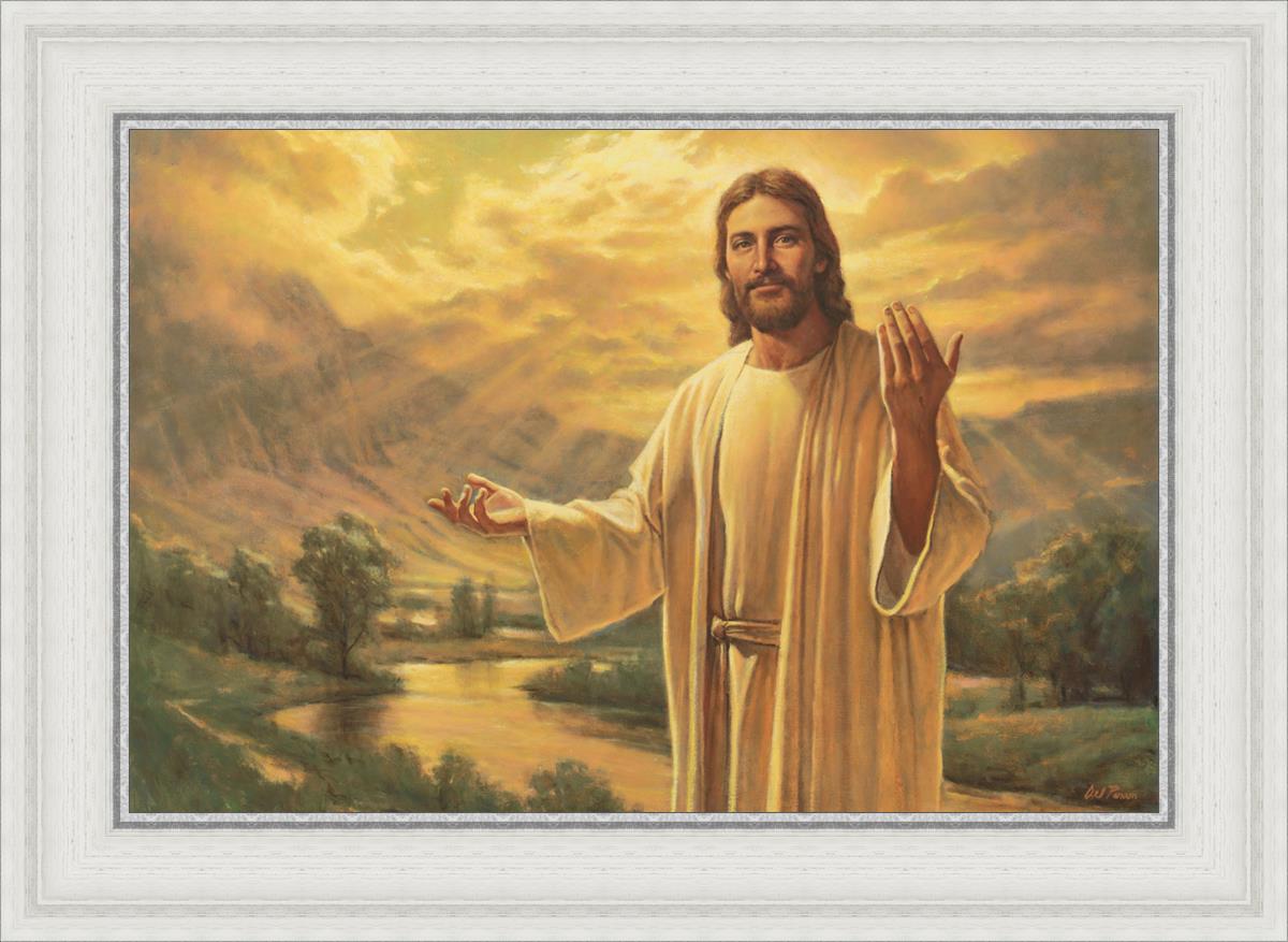 Come Follow Me By Del Parson - Inspirational Christian Wall Art for Home & Church Decor - Perfect for Living Rooms, Bedrooms & Sunday School Classrooms