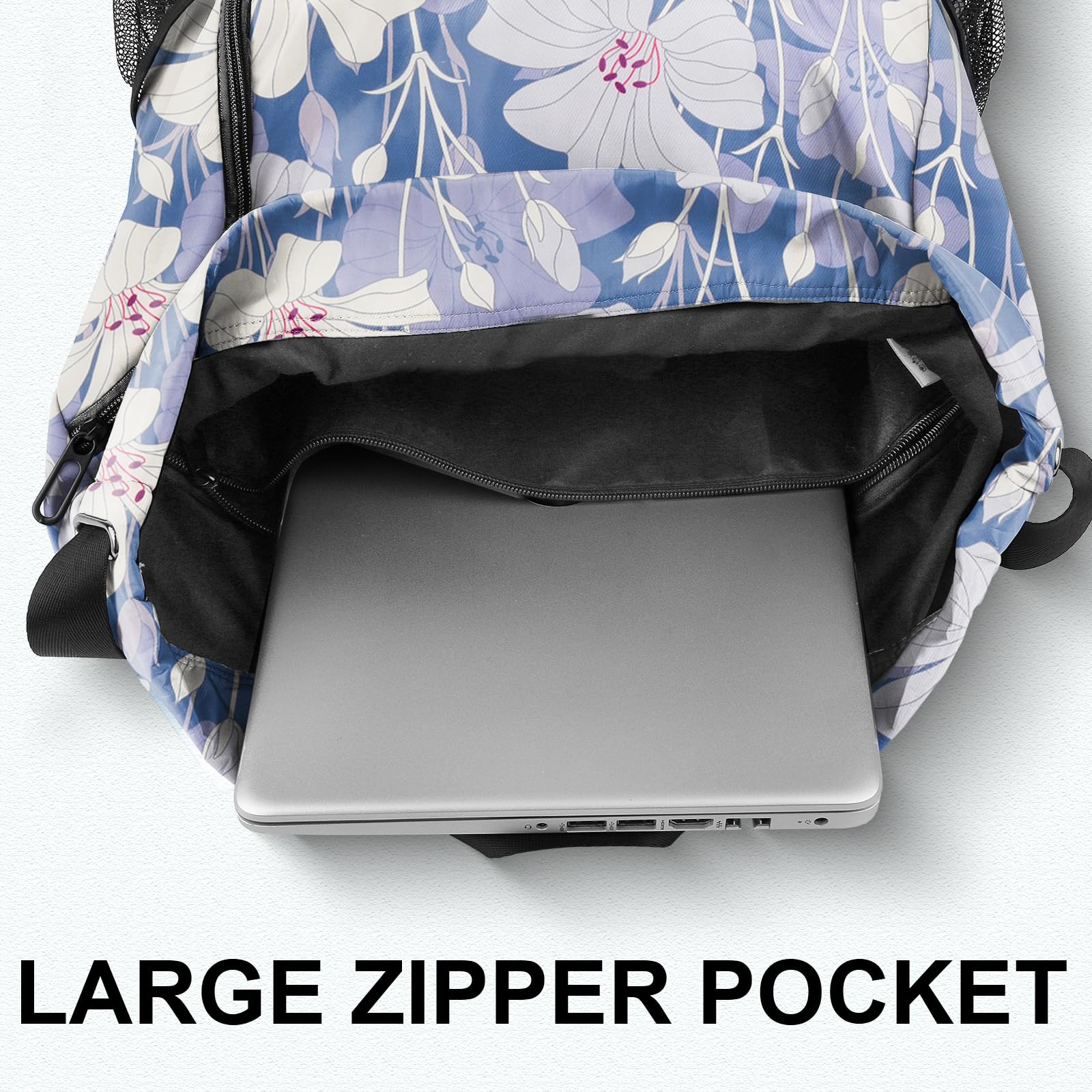Drawstring Backpack with Mesh Pockets - Water Resistant Gym & Beach Bag for Men & Women - Perfect for Sports & Travel