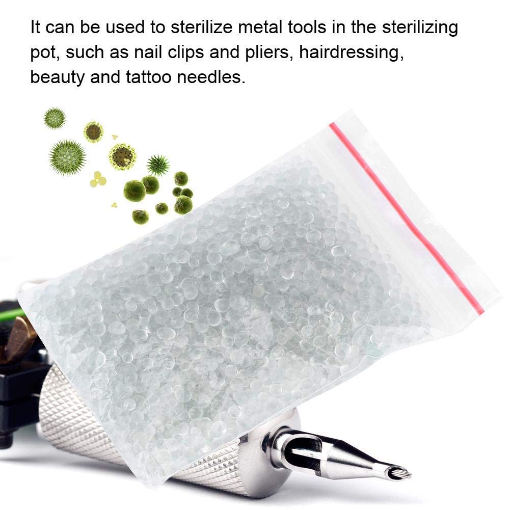 High Temperature Silica Sand Beads for Nail Art - Professional Gel Nail Kit with Quartzite Beads & Cleaning Tools - Perfect for Manicure, Nail Design & Salon Use