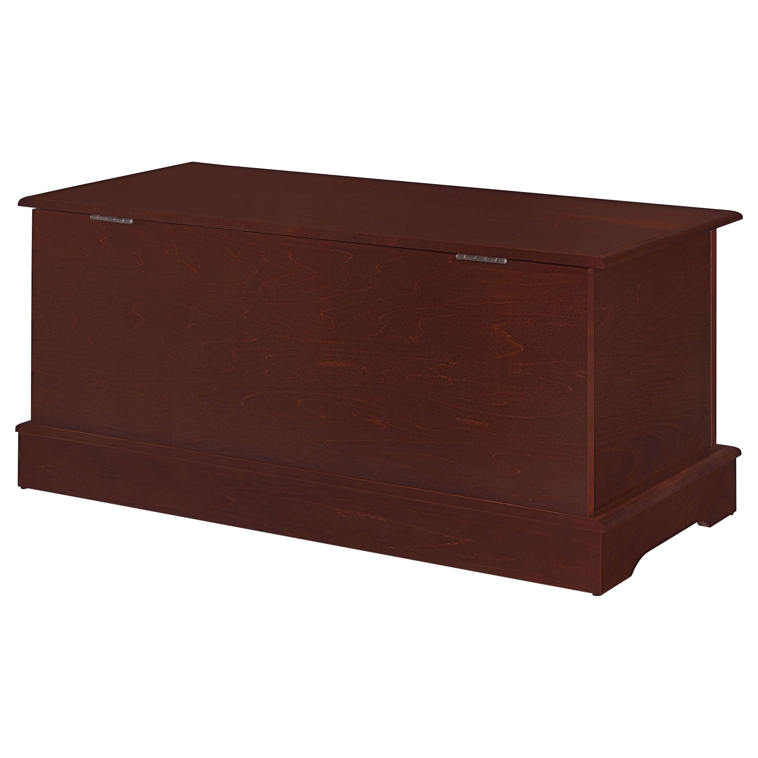 Coaster Home Furnishings Paula Traditional 40-Inch Wooden Storage Trunk - Cedar Lined Hope Chest for Bedroom, Kids Room & Nursery - Warm Brown (Model 4694) | Perfect for Blanket Storage, Toy Organization & Seasonal Decor