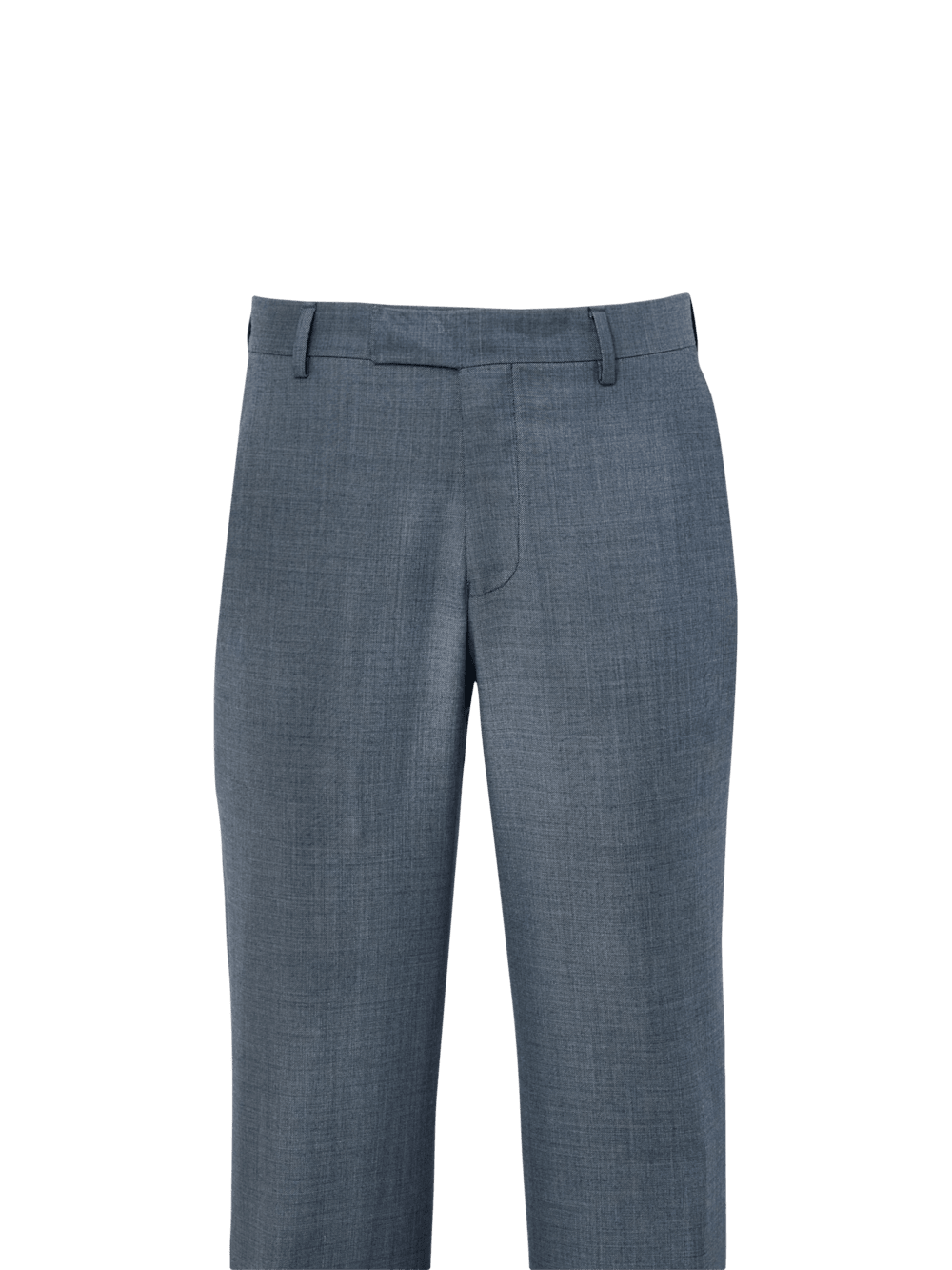 Premium Wool Sharkskin Pants for Men - Classic Blue Dress Pants for Business & Formal Occasions - Office Wear & Wedding Attire