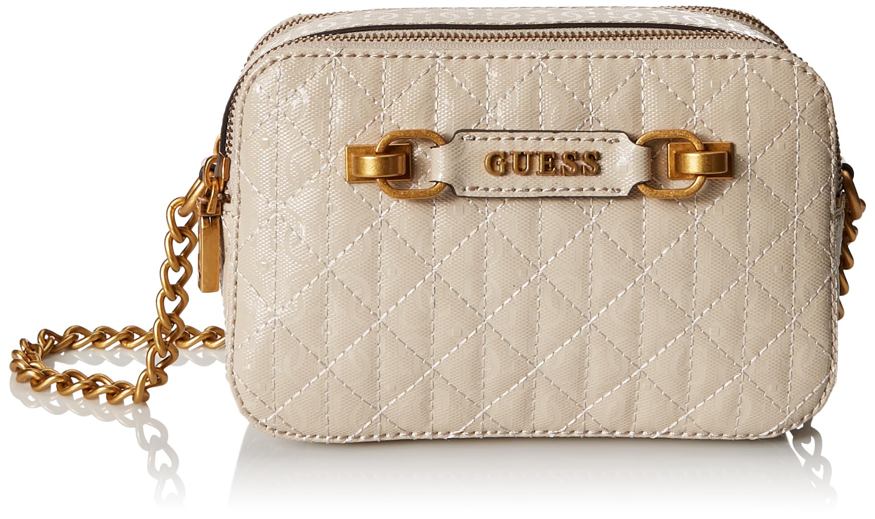 GUESS Women's Aveta Leather Crossbody Bag - Stylish & Versatile Handbag for Everyday Use, Work, and Travel