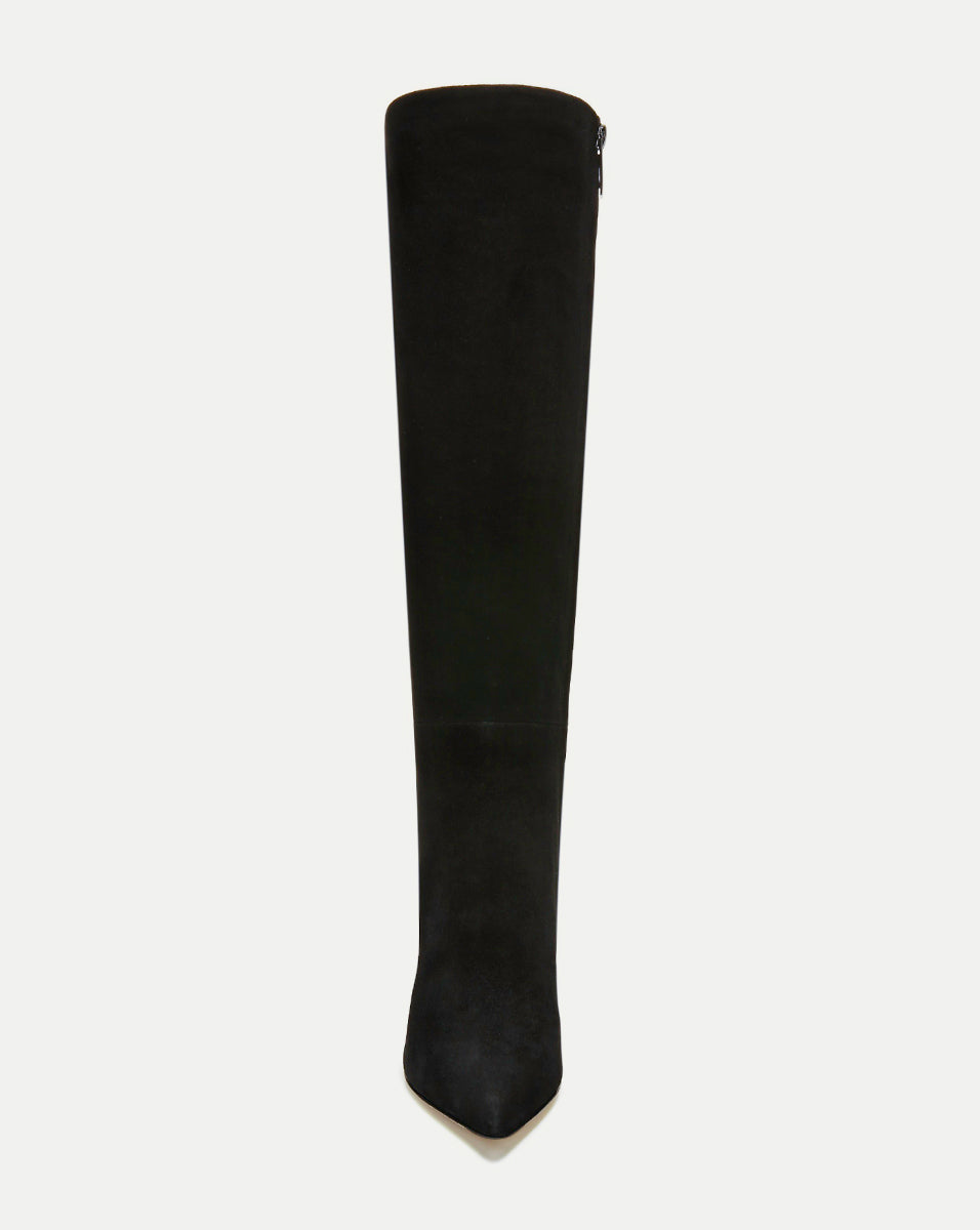 Lisa Suede Tall Boots for Women - Wide Calf Comfortable Winter Boots | Fashionable Ankle Booties for Casual Outfits & Office Wear