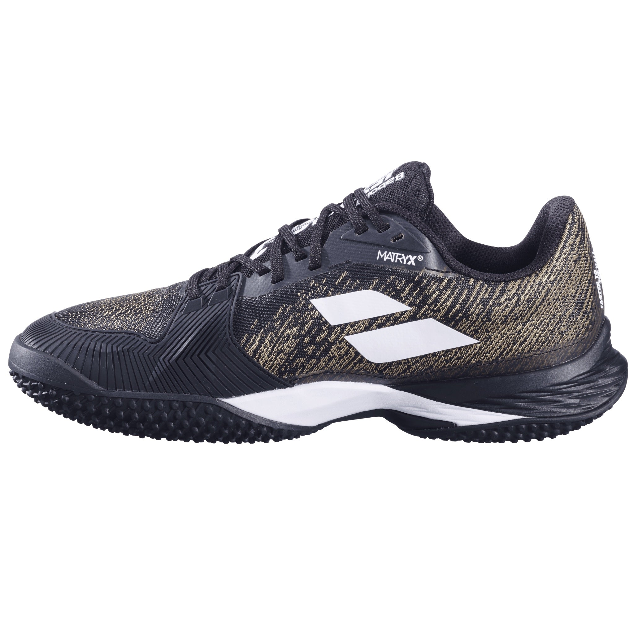 Babolat Jet Mach 3 Wide Men's Tennis Shoes - Black/White | Lightweight Performance Court Shoes for Competitive Play & Training