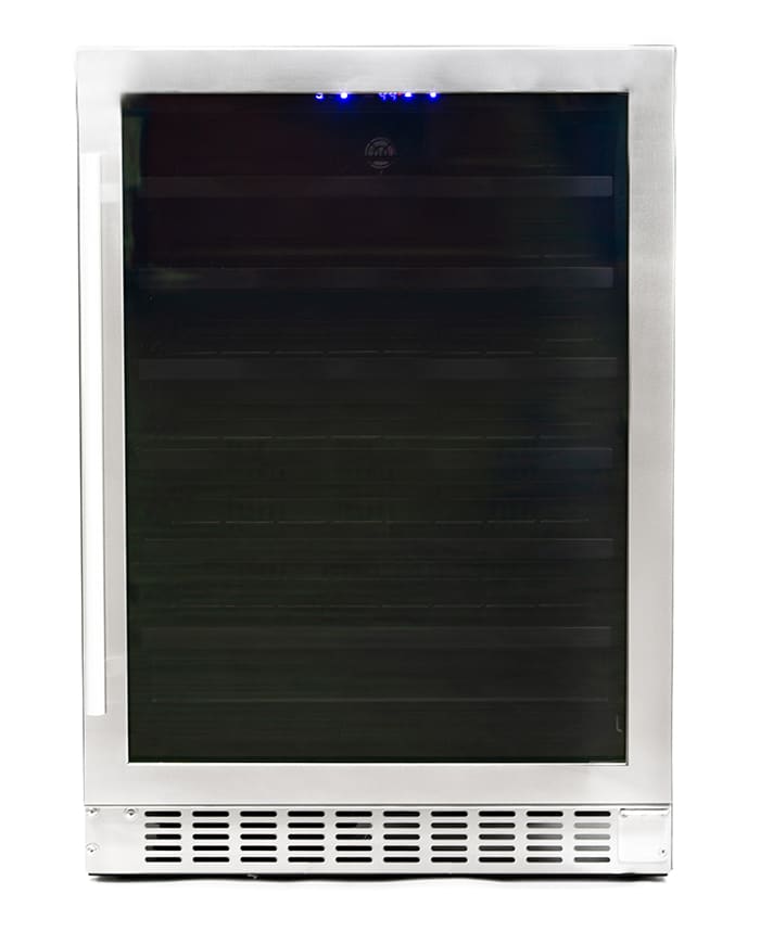 Azure Home Products A224WCS 2.0 Dual Zone Wine Cooler Refrigerator - 18 Bottle Capacity, Freestanding Wine Fridge with Digital Temperature Control for Home Bar, Kitchen, or Basement Wine Storage