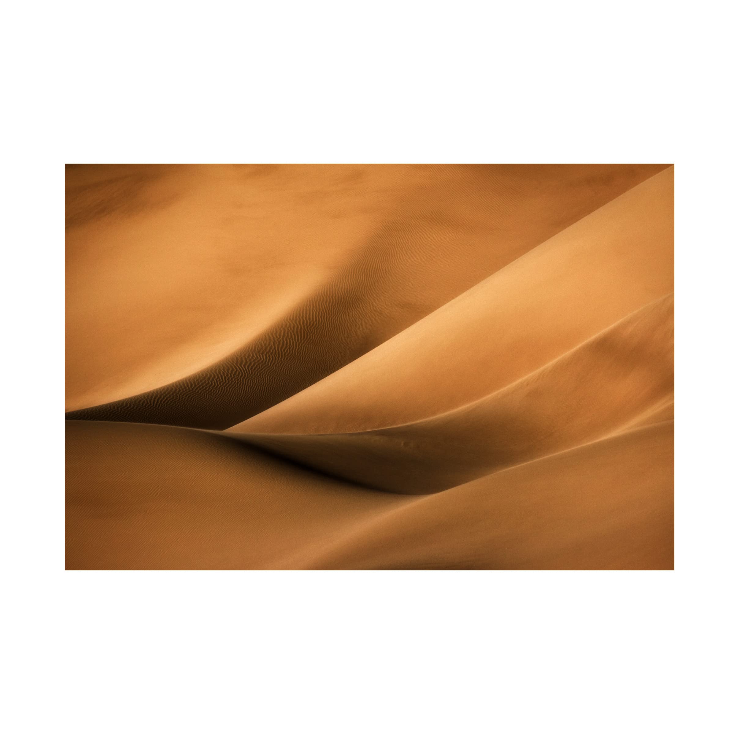 Babak Mehrafshar 'Dunes' Canvas Wall Art Print - Modern Desert Landscape Painting for Living Room, Bedroom & Office Decor