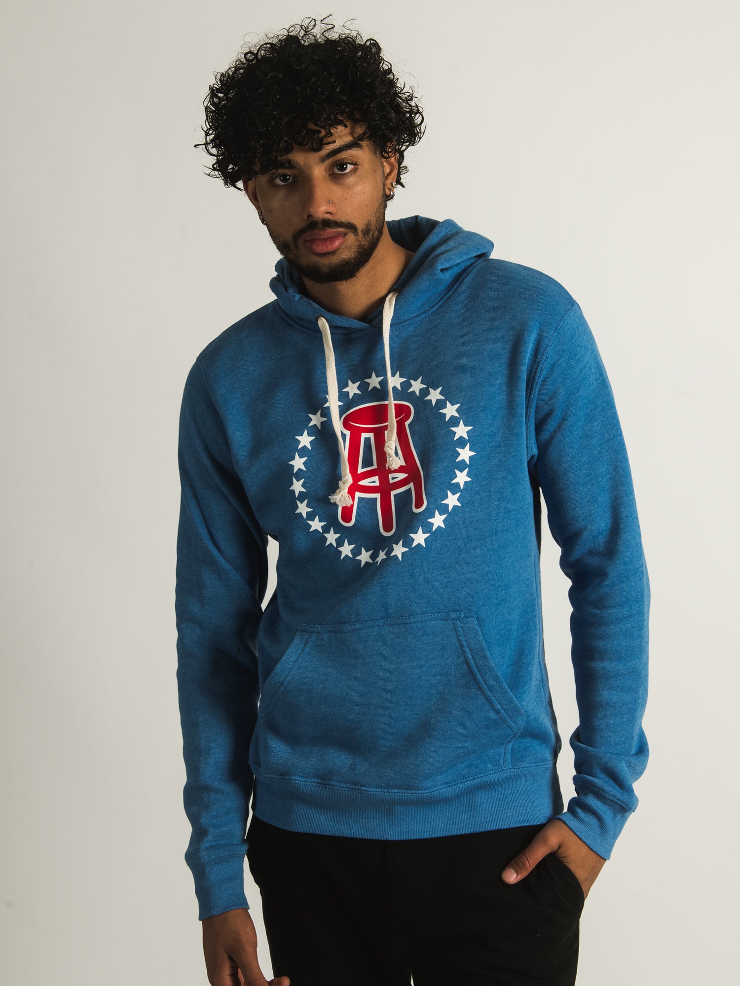 Barstool Sports Long Sleeve Pullover Hoodie - Men's Casual Sweatshirt for Lounge, Gym & Outdoor Activities | Clearance Sale