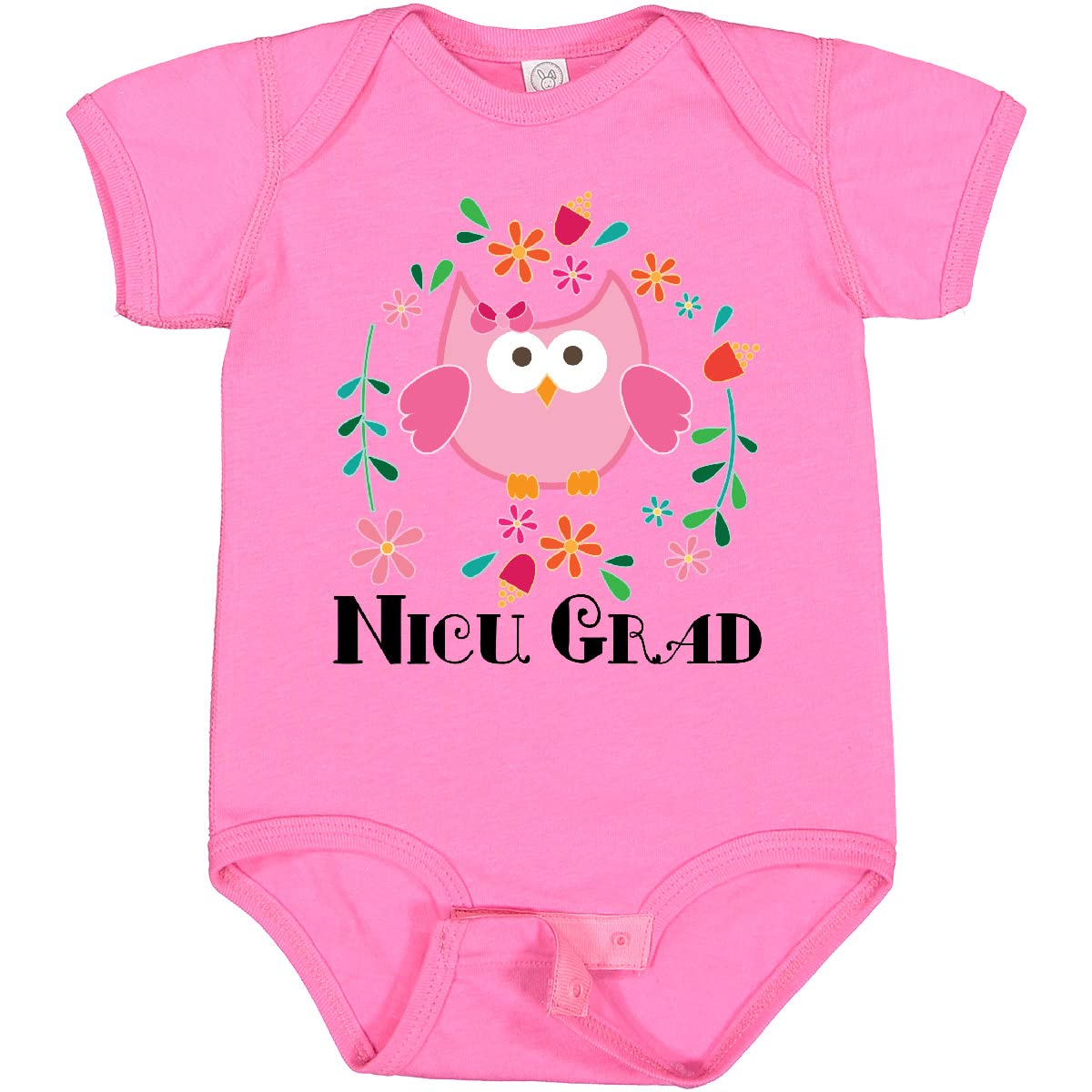 Inktastic NICU Graduate Baby Girl Bodysuit - Cute & Comfortable Infant Onesie for Preemie & Newborn - Perfect for NICU Graduation, Baby Showers & First Photos