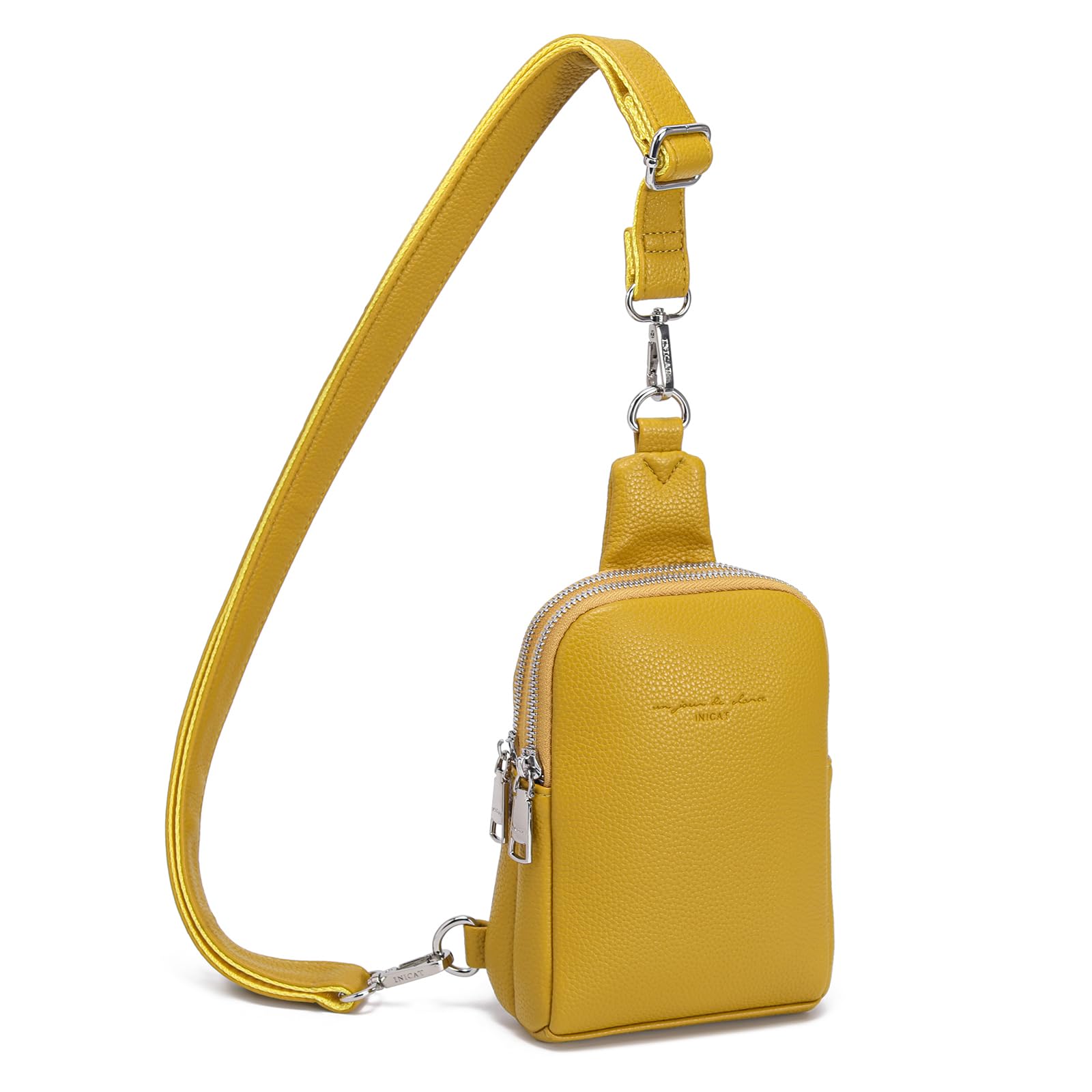 INICAT Women's Travel Sling Bag - 1L Lightweight Crossbody Purse for Everyday Use, Hiking & Shopping - Water-Resistant Small Shoulder Bag for Phone, Wallet & Essentials