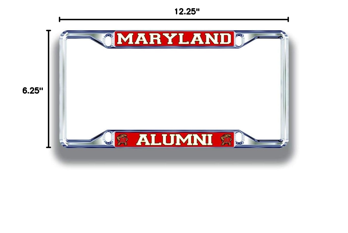 NCAA Licensed Alumni License Plate Frame - Custom College Team Fan Accessories for Cars & Tailgating - Show Your School Pride on Game Day