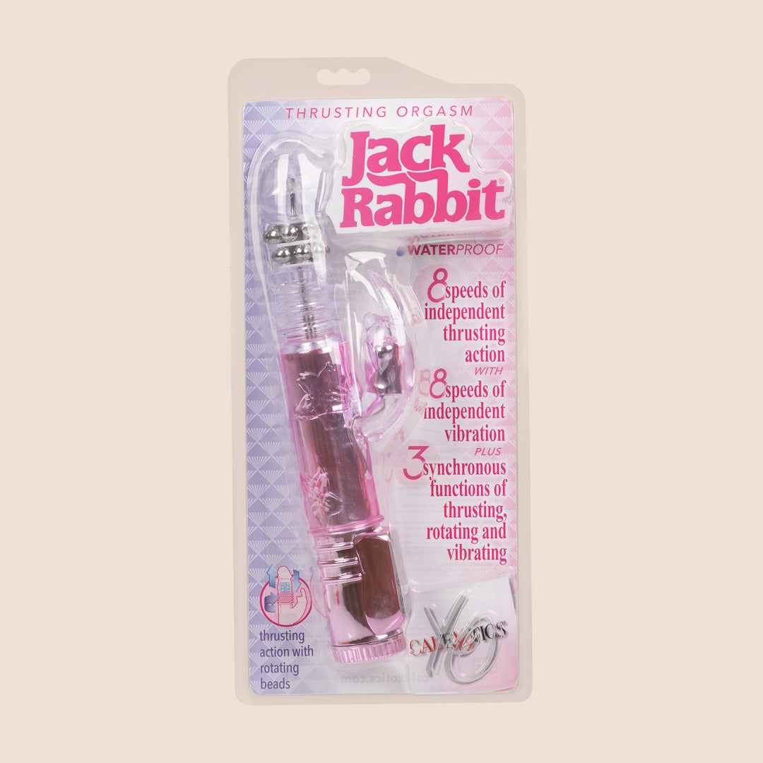 Jack Rabbit® Thrusting Orgasm™ - Powerful Thrusting, Rotating & Vibrating Rabbit Vibrator for Women - Perfect for Solo Play & Couples Intimacy