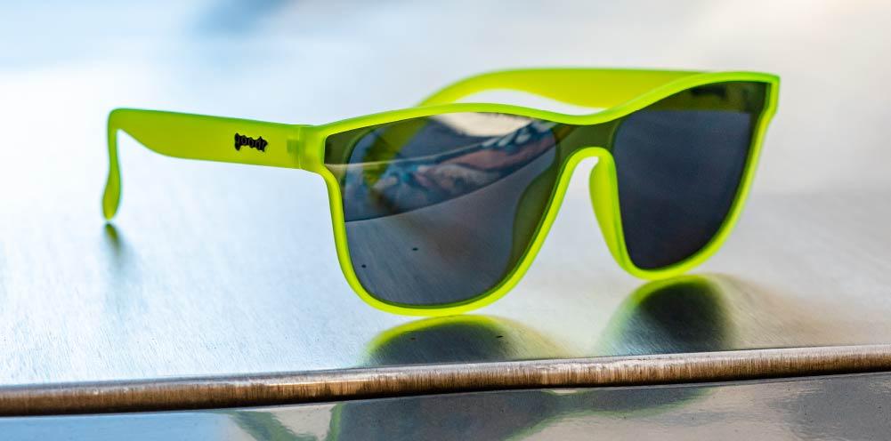 goodr VRG Sunglasses - Naeon Flux Capacitor Polarized UV Protection for Running, Cycling & Outdoor Sports