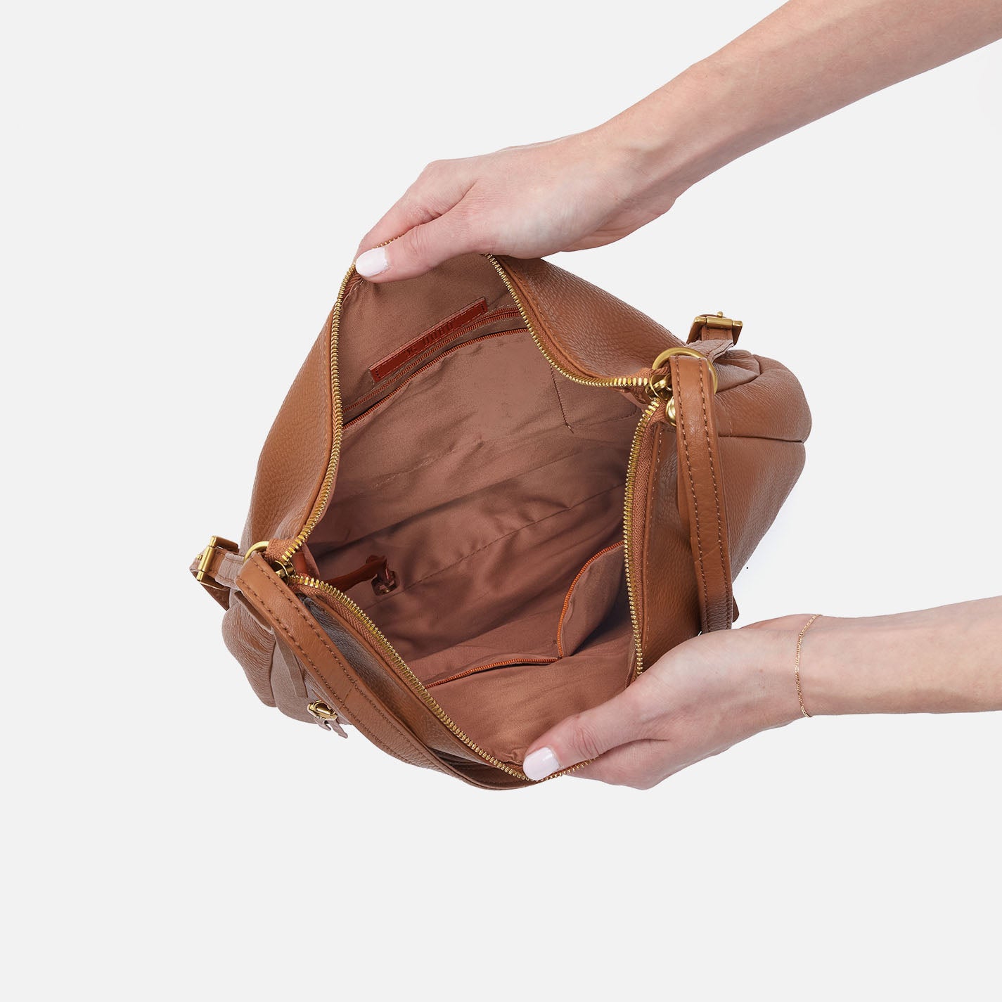 Premium Merrin Convertible Backpack in Pebbled Leather - Warm Honey Color | Stylish Laptop Bag for Work, Travel & College | Durable Leather Backpack for Women & Men