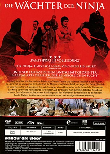 Ninja Guardians - Eastern Limited Edition Vol. 11 [DVD] [1984] | Classic Martial Arts Movie for Collectors & Action Film Enthusiasts