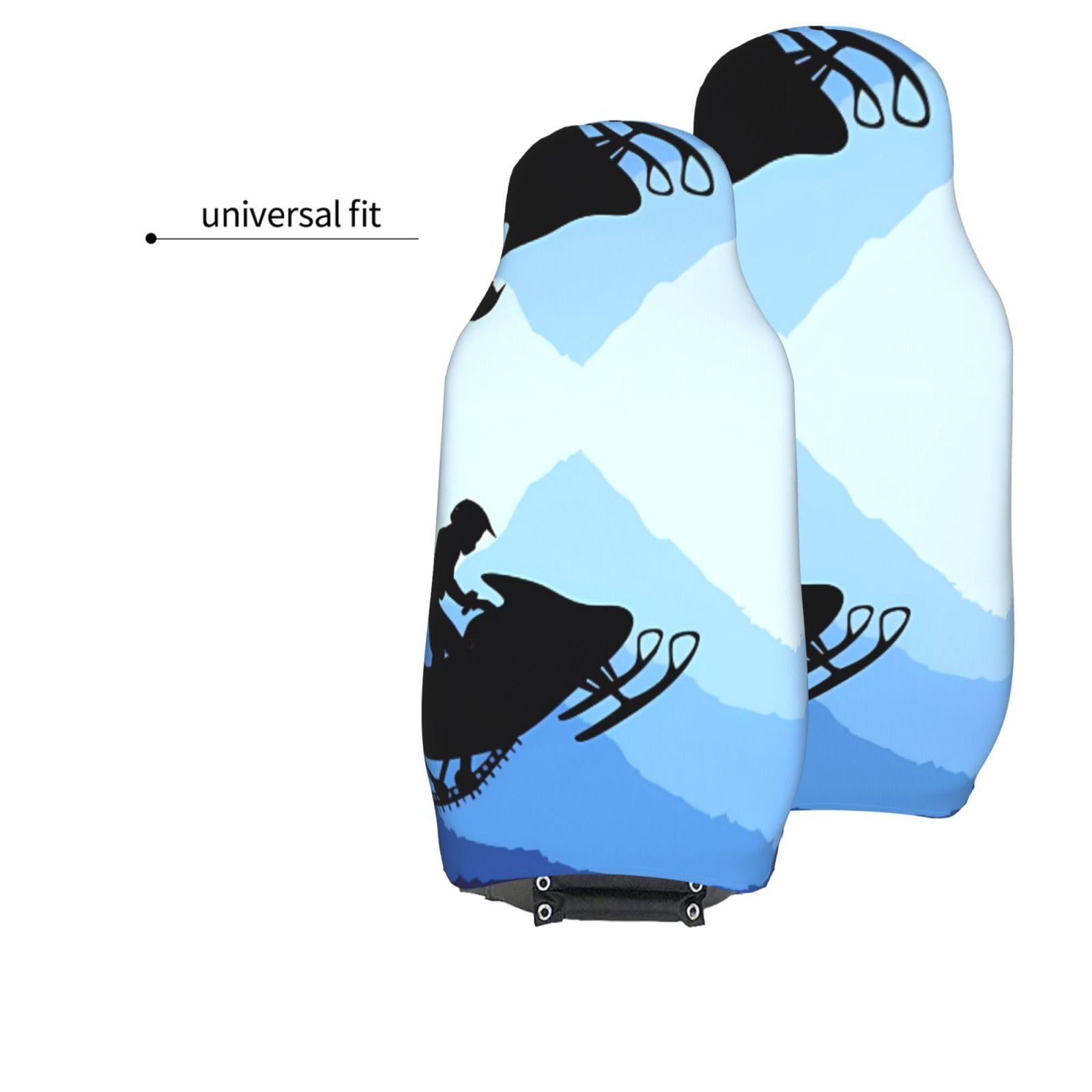 Universal Snowmobile Car Seat Covers - Breathable Front Seat Protectors for Cars, SUVs, Sedans & Trucks - Easy to Clean & Removable - Perfect for Winter Sports & Outdoor Adventures