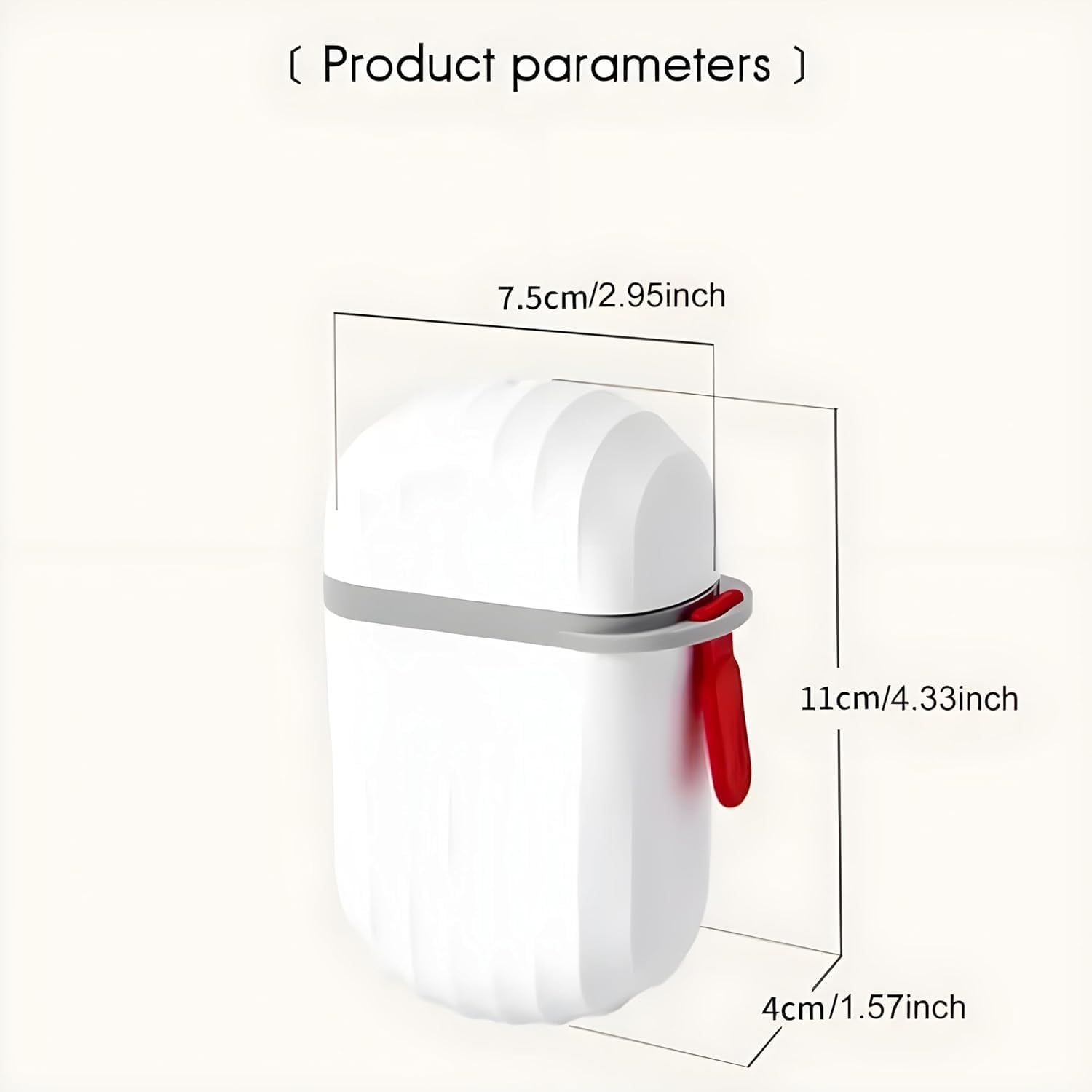 Claiez 2 Pack Portable Travel Soap Holder - Compact Plastic Soap Dish for Camping, Hiking & Home Use - Durable Waterproof Soap Case - Perfect Travel Accessory for Backpacking, Gym & Hotel Stays (White)