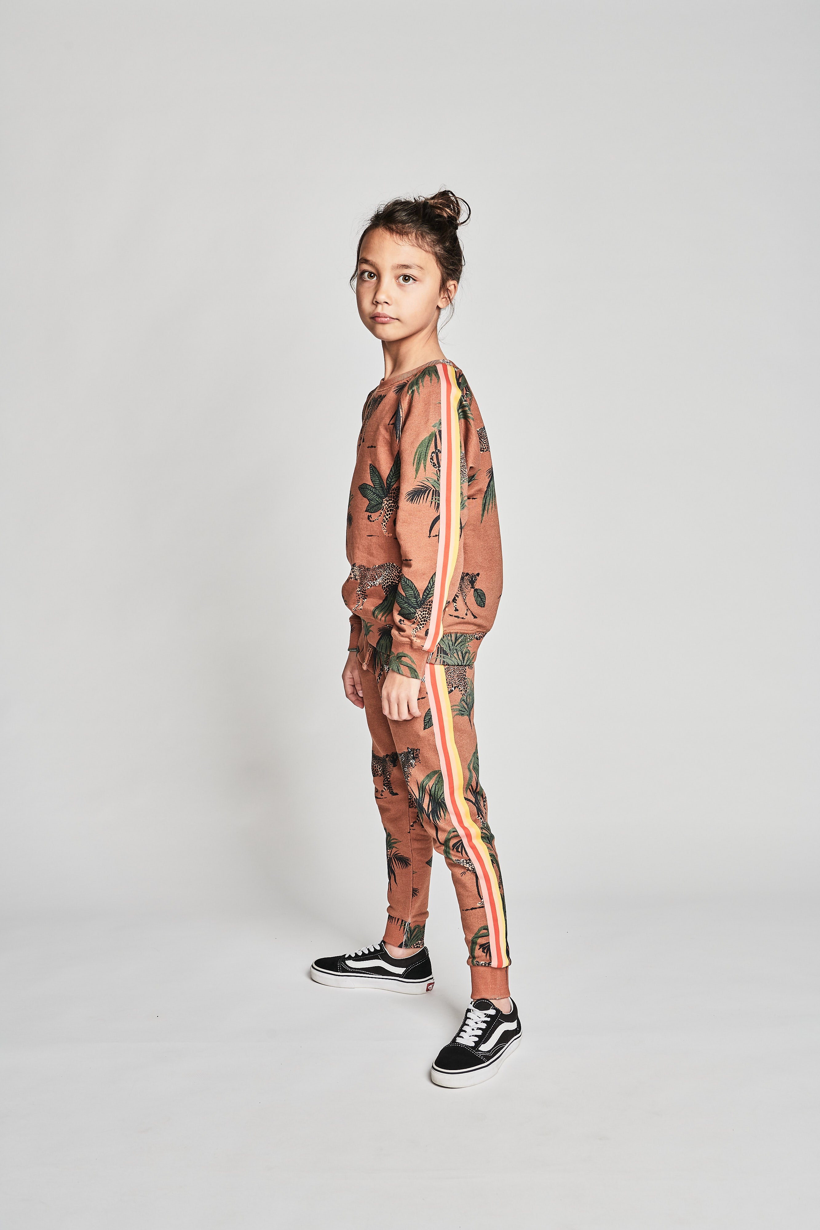 Missie Munster Women's Hunter Pants - Palm Leopard Print Camo Hunting Trousers for Outdoor Adventures & Casual Wear