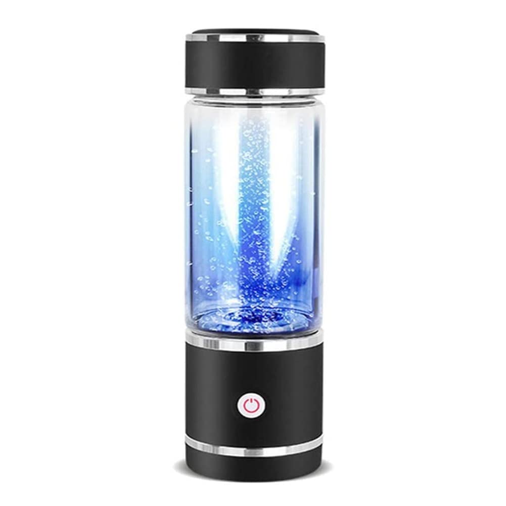 Premium UOZACCY Hydrogen Water Bottle Generator with PEM & SPE Technology - Portable Hydrogen Water Maker Machine for Health & Wellness - Glass Water Ionizer for Home, Travel & Gym Use