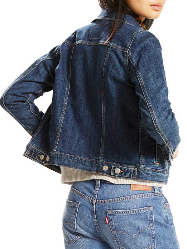Levi's Women's Original Trucker Jacket - Sweet Jane Medium Wash Denim Jacket for Casual Wear & Street Style Outfits