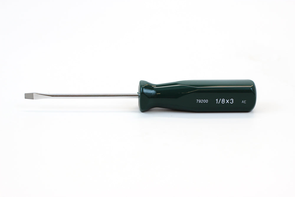 1/8 x 3 Keystone SureGrip Slotted Screwdriver - Precision Screwdriver for Electronics, Jewelry & Small Appliances - Perfect for DIY Repairs, Watchmaking & Craft Projects