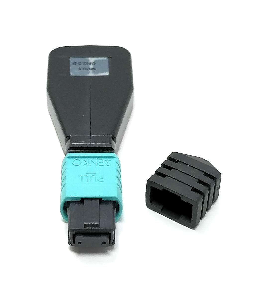 RiteAV MPO/MTP Loopback Adapter - OM3 Multimode 50/125μm 24 Fiber Female Connector - for Network Testing, Data Center & Fiber Optic Equipment Maintenance