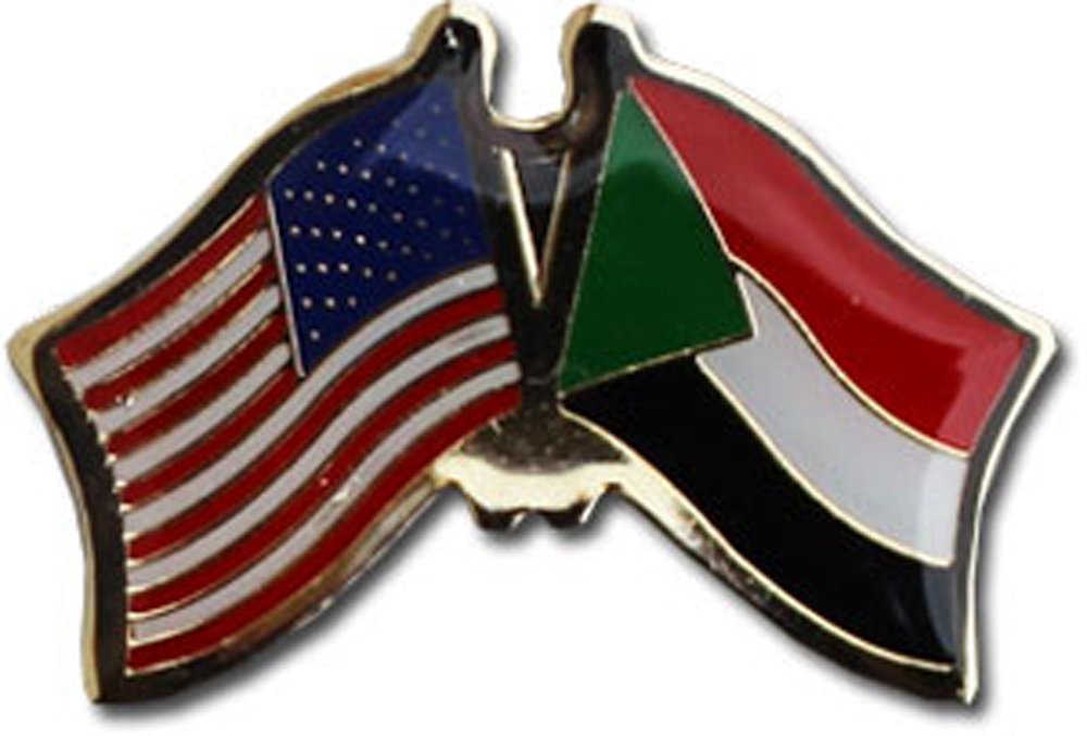 USA & Sudan Flag Bike Hat Cap Lapel Pin Set of 3 - Patriotic Cycling Accessories for Bikers, Motorcycle Enthusiasts & Flag Collectors