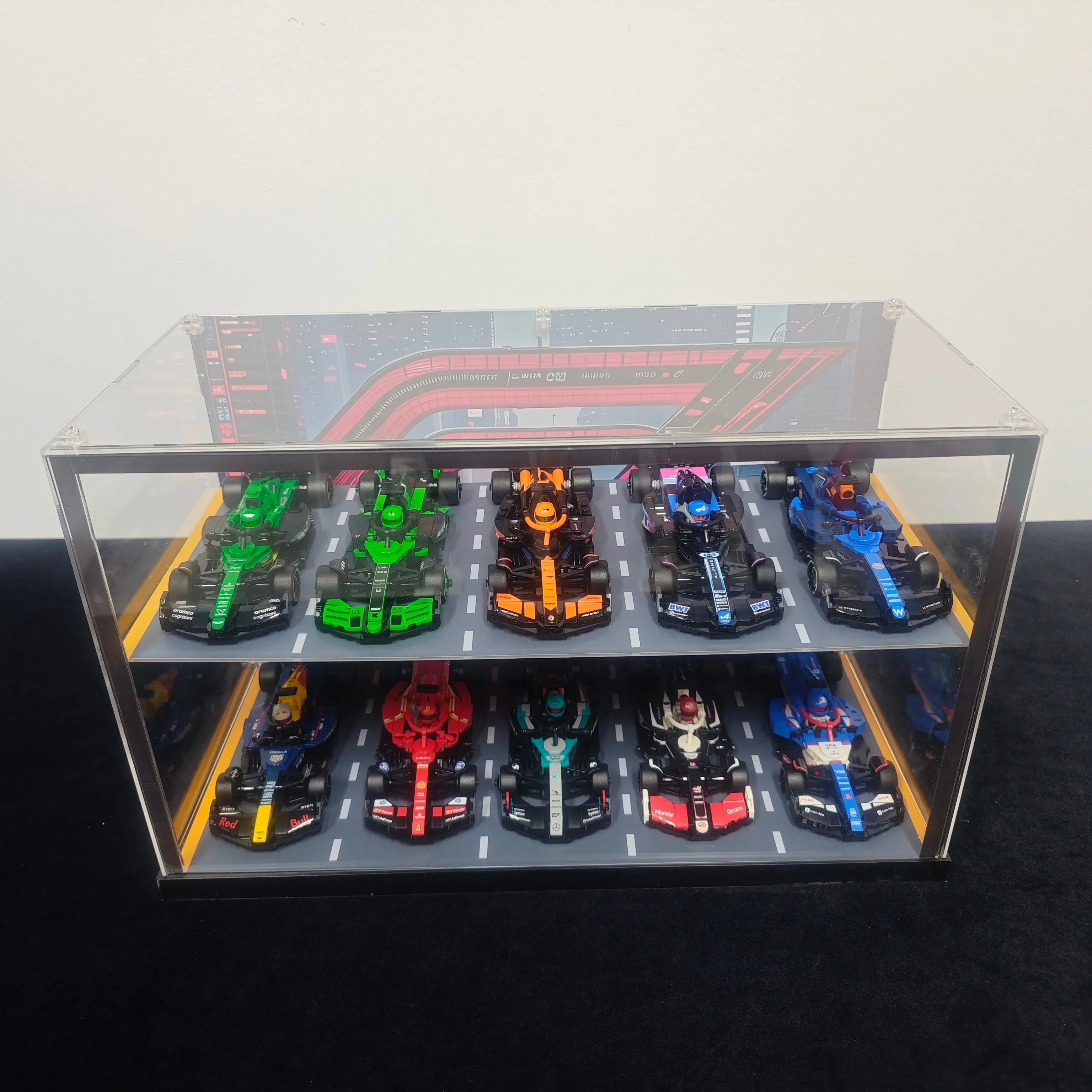LEGO Speed Champions Series Display Case for 1:32 Scale Models - Perfect for Showcasing Your Full Collection at Home or Office