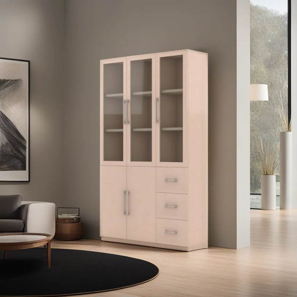 Micah II Display Bookshelf - Modern Wooden Bookcase for Home & Office - Perfect for Living Room, Bedroom, and Study Organization