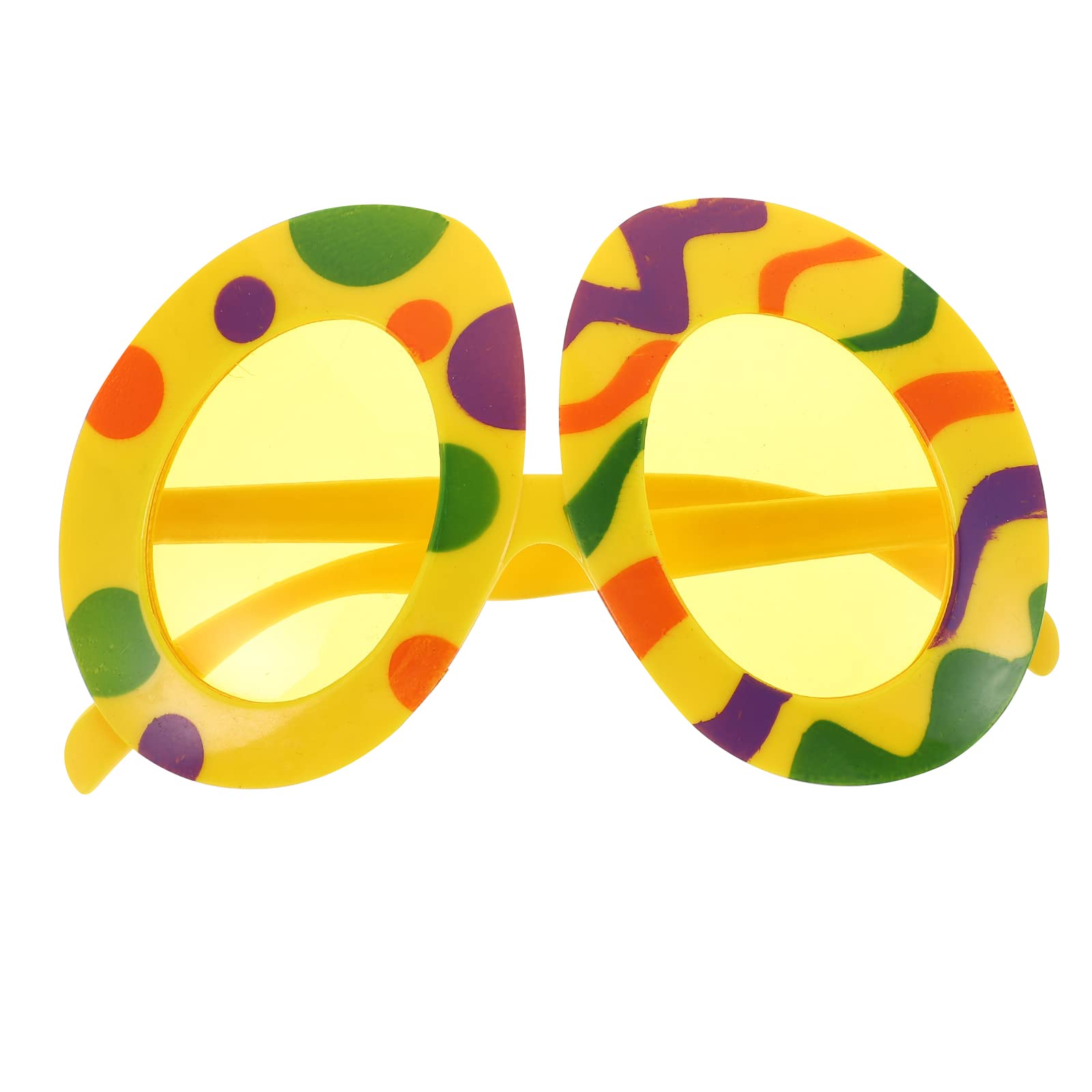 Funny Easter Egg Glasses Frame - Colorful Plastic Eyewear for Easter Party, Photo Props, Costume Accessories & Themed Events - Perfect for Easter Celebrations, Dress-Up Parties & Fun Photo Booths