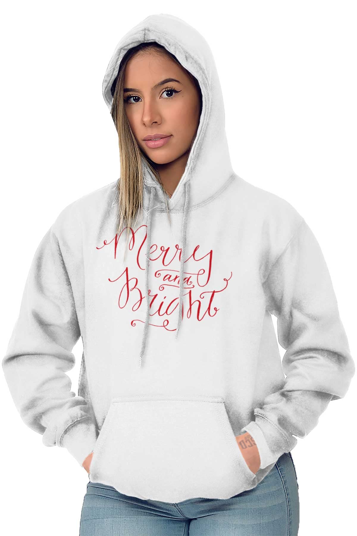 Festive Christmas Hoodie for Women - Cozy Merry Xmas Pullover Sweater with Bright Holiday Designs | Perfect for Holiday Parties, Gift Giving & Winter Outfits