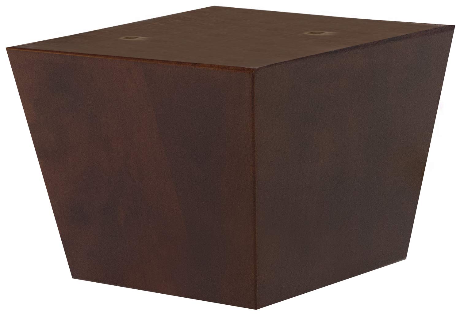 4 Pack 3 Inch Walnut Square Tapered Furniture Legs - Replacement Feet for Sofa, Chair, Couch & Ottoman - Perfect for Home Office, Living Room & Bedroom Furniture Upgrade