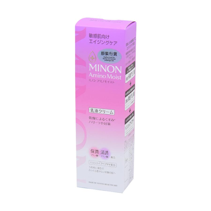 MINON Aminomoist Anti-Aging Moisturizing Milk Cream 100g - Hydrating Face Moisturizer for Dry & Sensitive Skin, Day & Night Cream for Women & Men