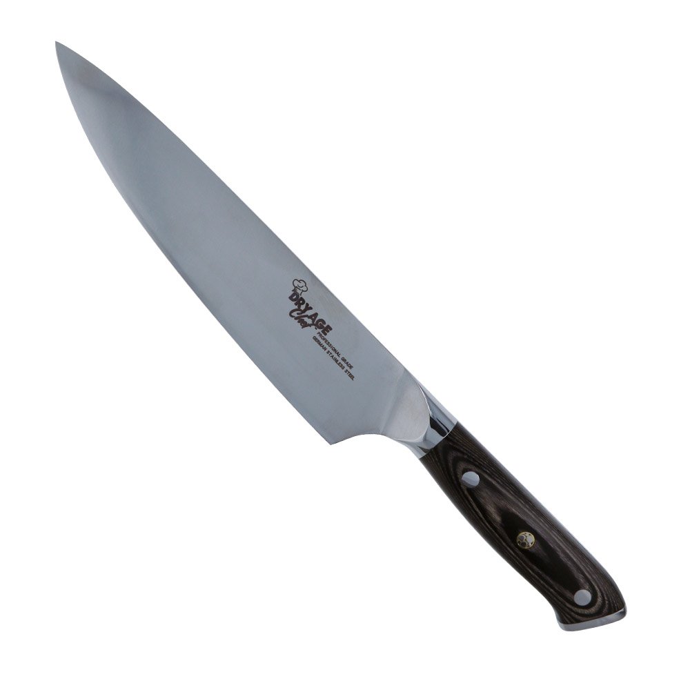 **Premium Hybrid Cutting Board & Chef Knife Set with Glory Record Book & Starter Guide - Free Pin or Cufflinks Gift Combo by Dry Age Chef - Ideal for Father's Day, Home Cooking & Professional Kitchens**