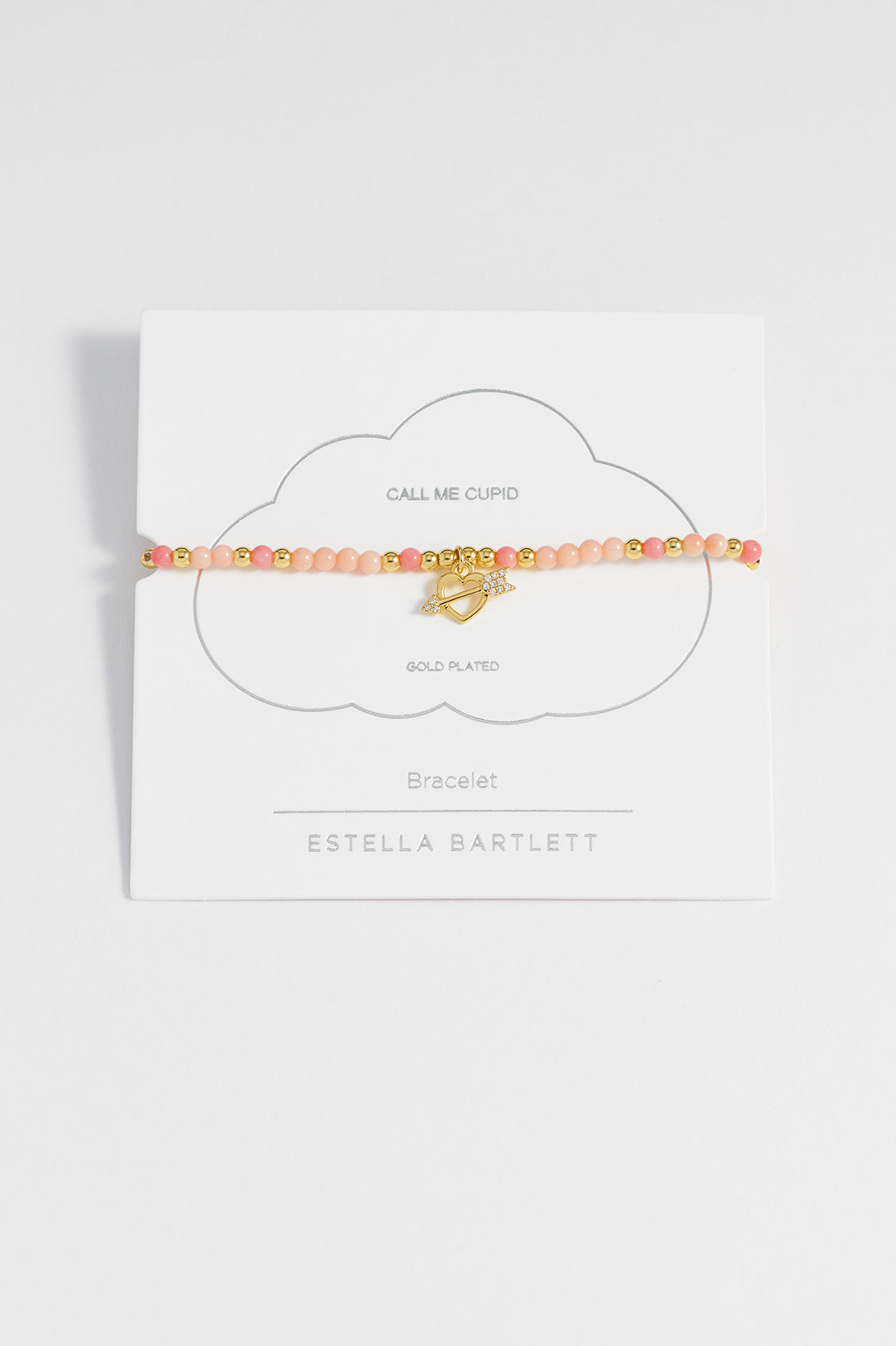 Cupid Beaded Bracelet for Women - Romantic Heart Charm Adjustable Wristband - Perfect for Valentine's Day, Anniversary & Date Night Gifts