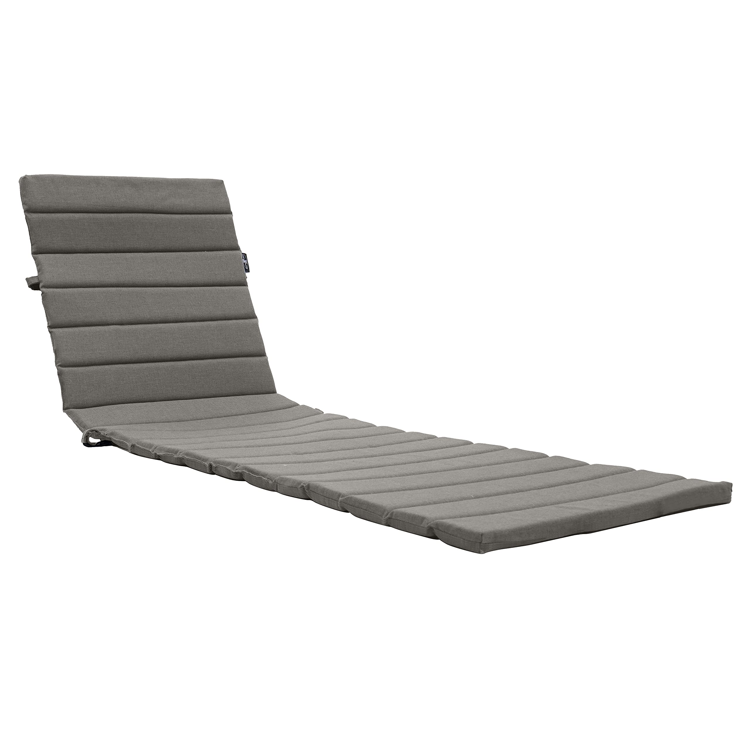 All-Weather Outdoor Chaise Lounge Cushion - Quick-Dry Olefin Fabric & High-Density Filler - Perfect for Patio, Poolside & Deck Chairs (Mulch Charcoal Grey) - Waterproof & UV Resistant for Year-Round Comfort