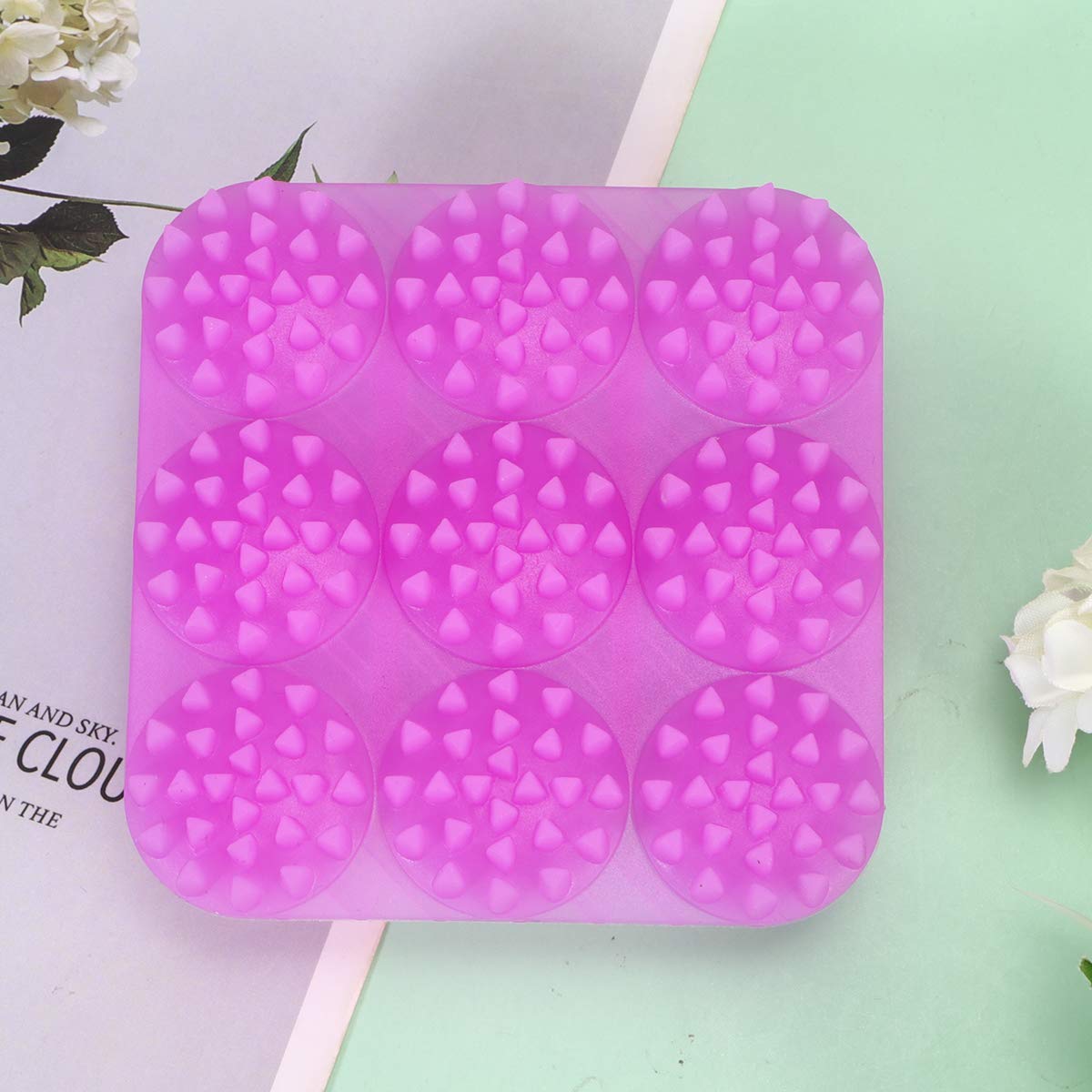 Silicone Scalp Massager Brush - Exfoliating & Cleansing Head Scrubber for Dandruff, Hair Growth & Relaxation - Perfect for Home Spa, Shower & Self-Care Routine