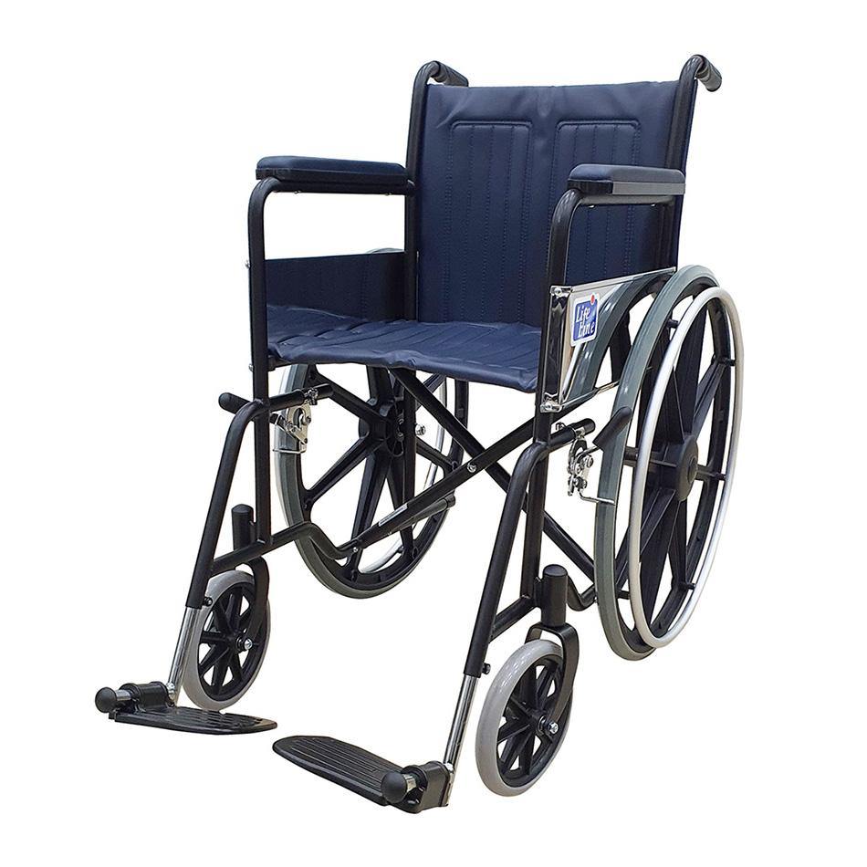 Lightweight Folding Wheelchair for Rent & Extension - Portable Mobility Aid for Seniors, Travel, and Post-Surgery Recovery