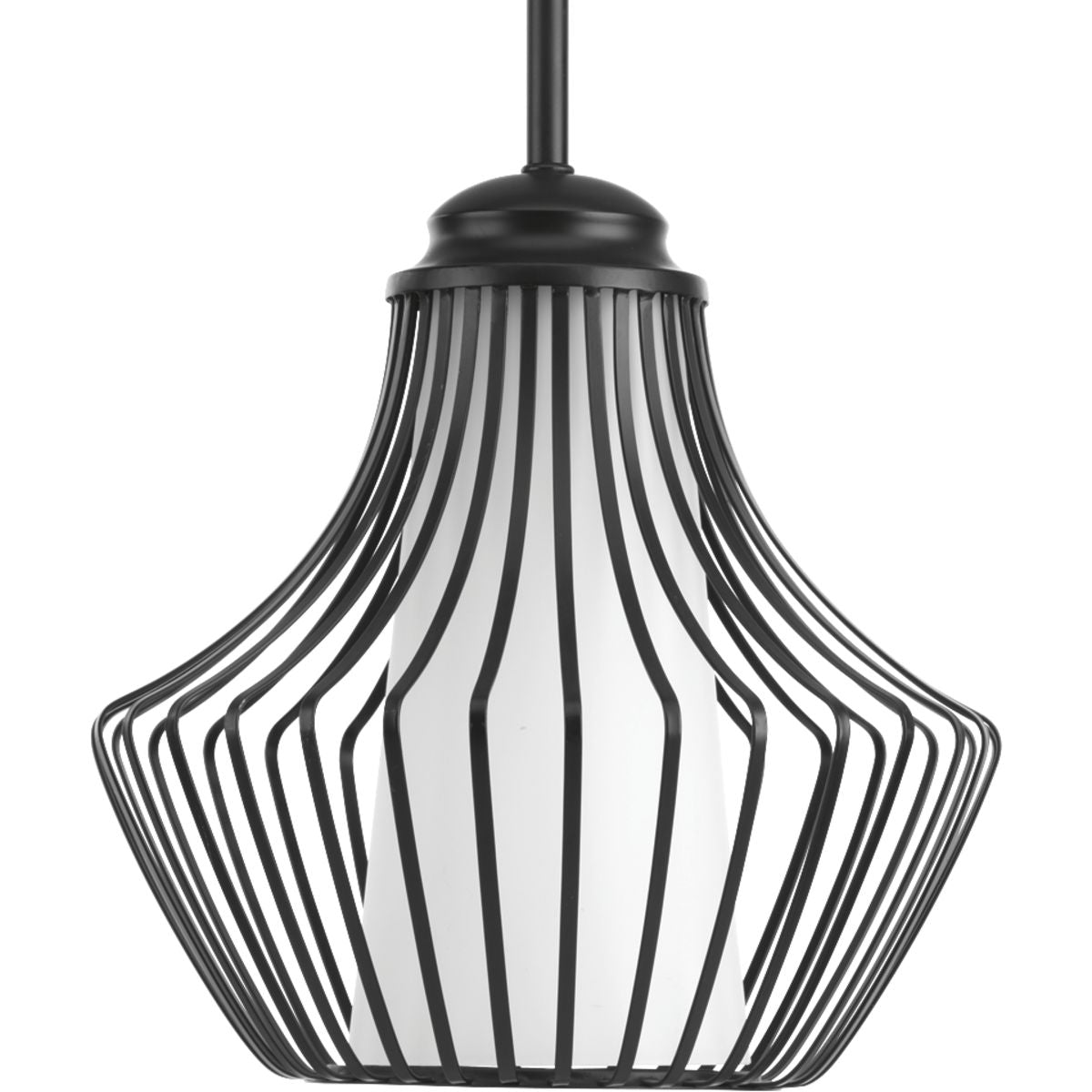 Finn Collection Modern One Light Pendant Light Fixture - Perfect for Kitchen Island, Dining Room, or Bedroom Lighting