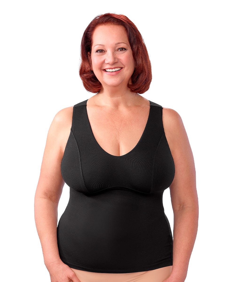 Wire-Free Comfort Bra for Women - Soft Support Camisole for Everyday Wear | Perfect for Yoga, Lounging & Post-Surgery Recovery