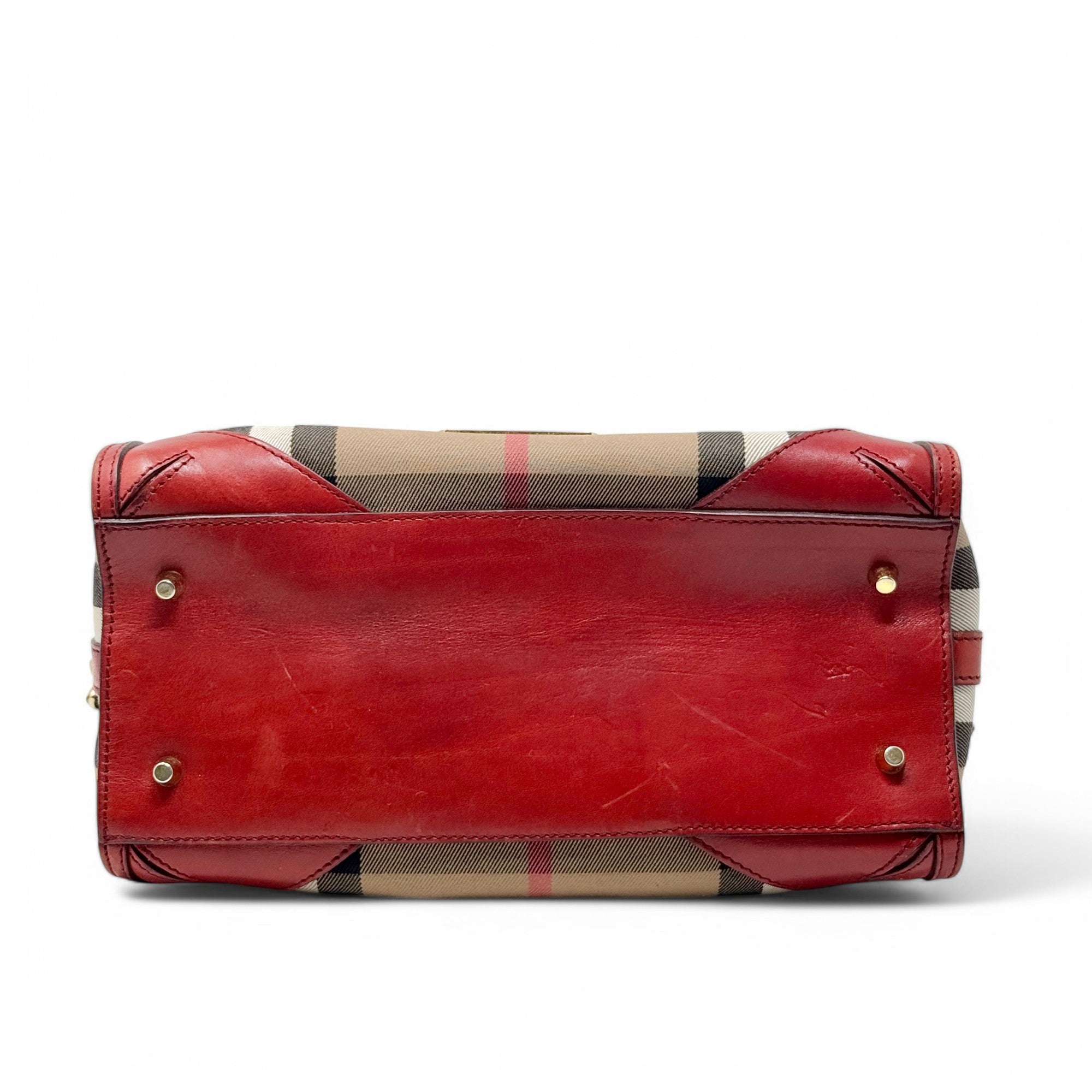Burberry Red House Check Bridle Chester Bowler Hat - Classic British Style for Men & Women - Perfect for Formal Events, Weddings, and Fashion Outfits