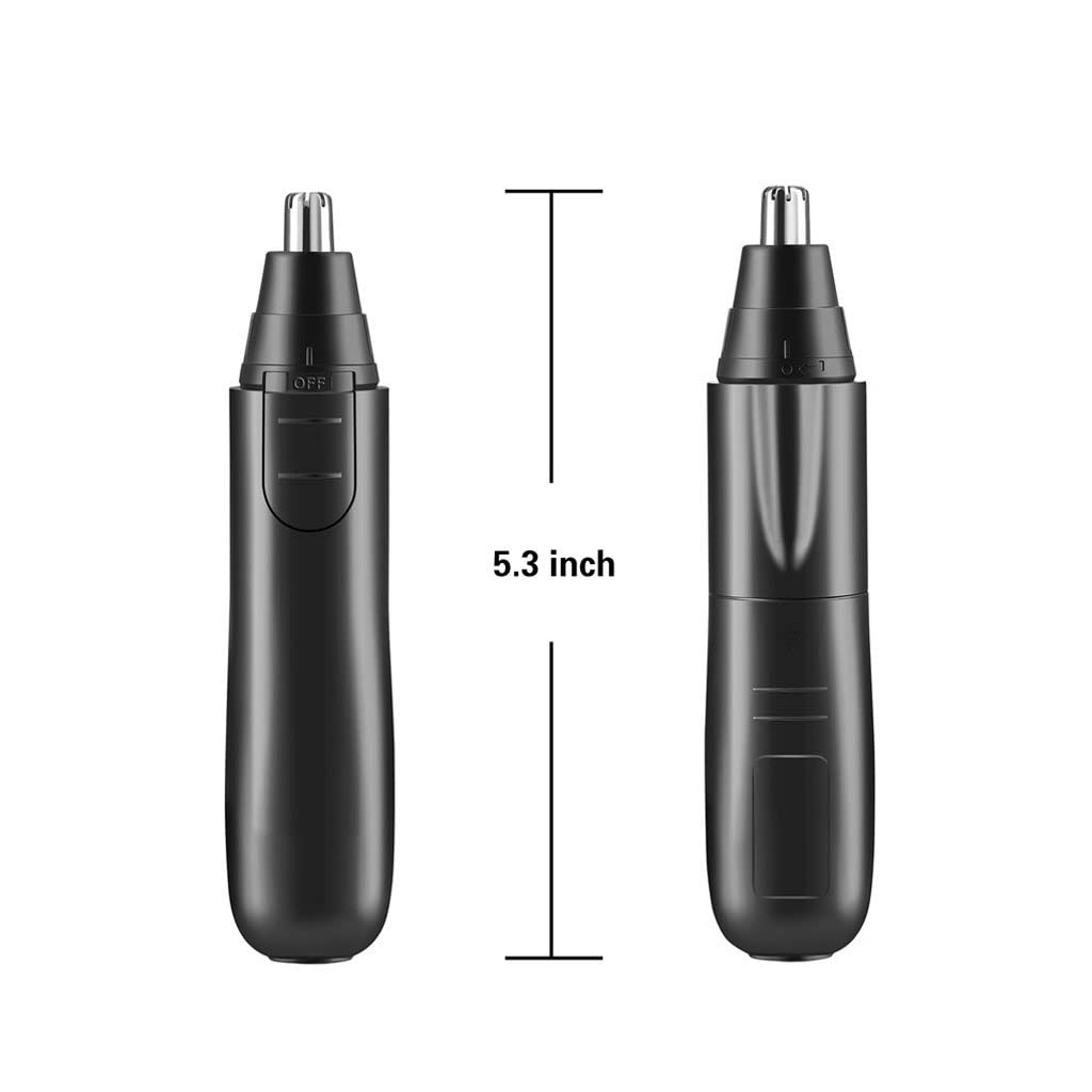 XMING Electric Nose Hair Trimmer for Men - Waterproof & Painless Nose Ear Hair Clipper with LED Light - Perfect for Travel, Grooming, and Personal Care