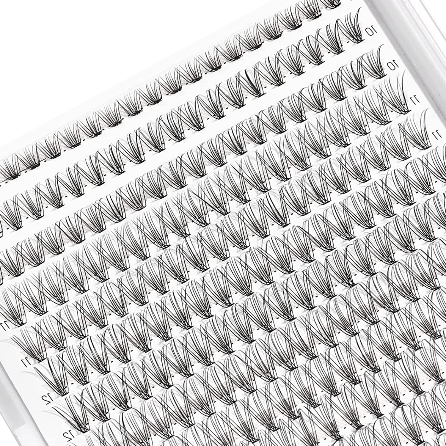 Busdeals 240 Pcs 0.10C Curl 10D Individual Lash Extensions - Soft, Lightweight & Reusable DIY Eyelash Clusters for Volume & Natural Look (8-14mm Mix) | Perfect for Daily Wear, Special Occasions & Professional Salon Use