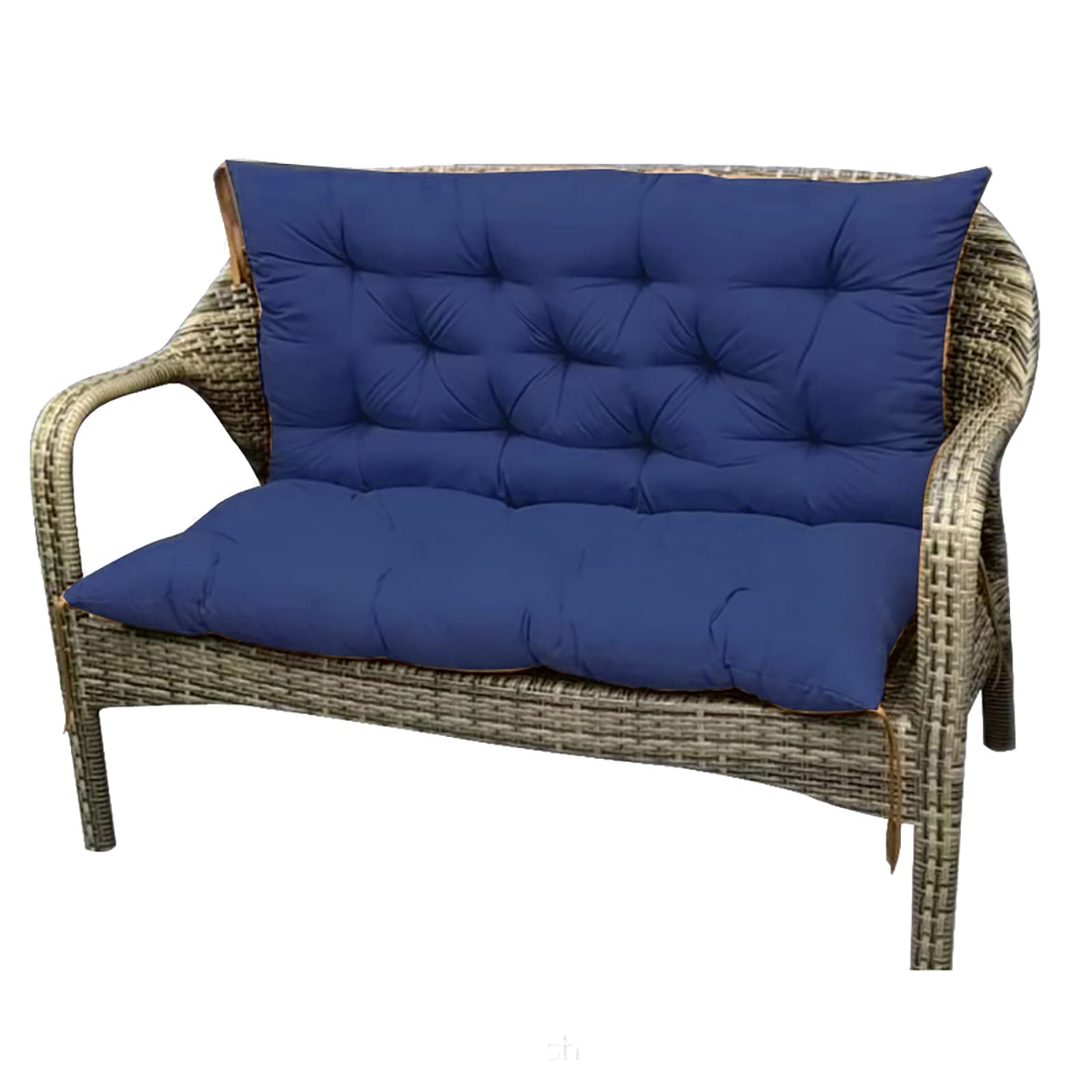 Waterproof Outdoor Swing Replacement Cushions for 2-3 Seater Bench - Thick Backrest Cushion for Porch, Garden & Patio Furniture - Perfect for Wicker Loungers, Recliners & Outdoor Sofas