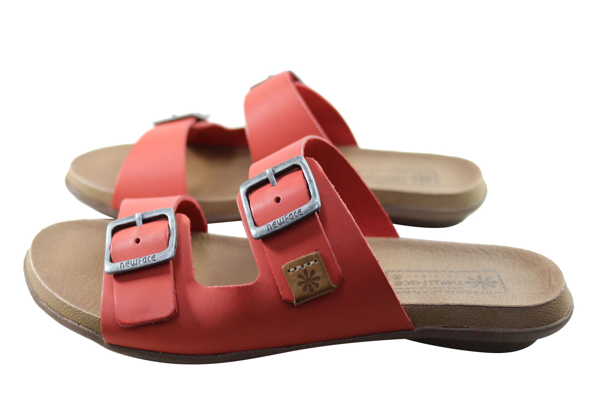 Silvan Women's Comfort Leather Slides Sandals - Soft Brazilian Leather - Perfect for Home, Poolside & Summer Outings