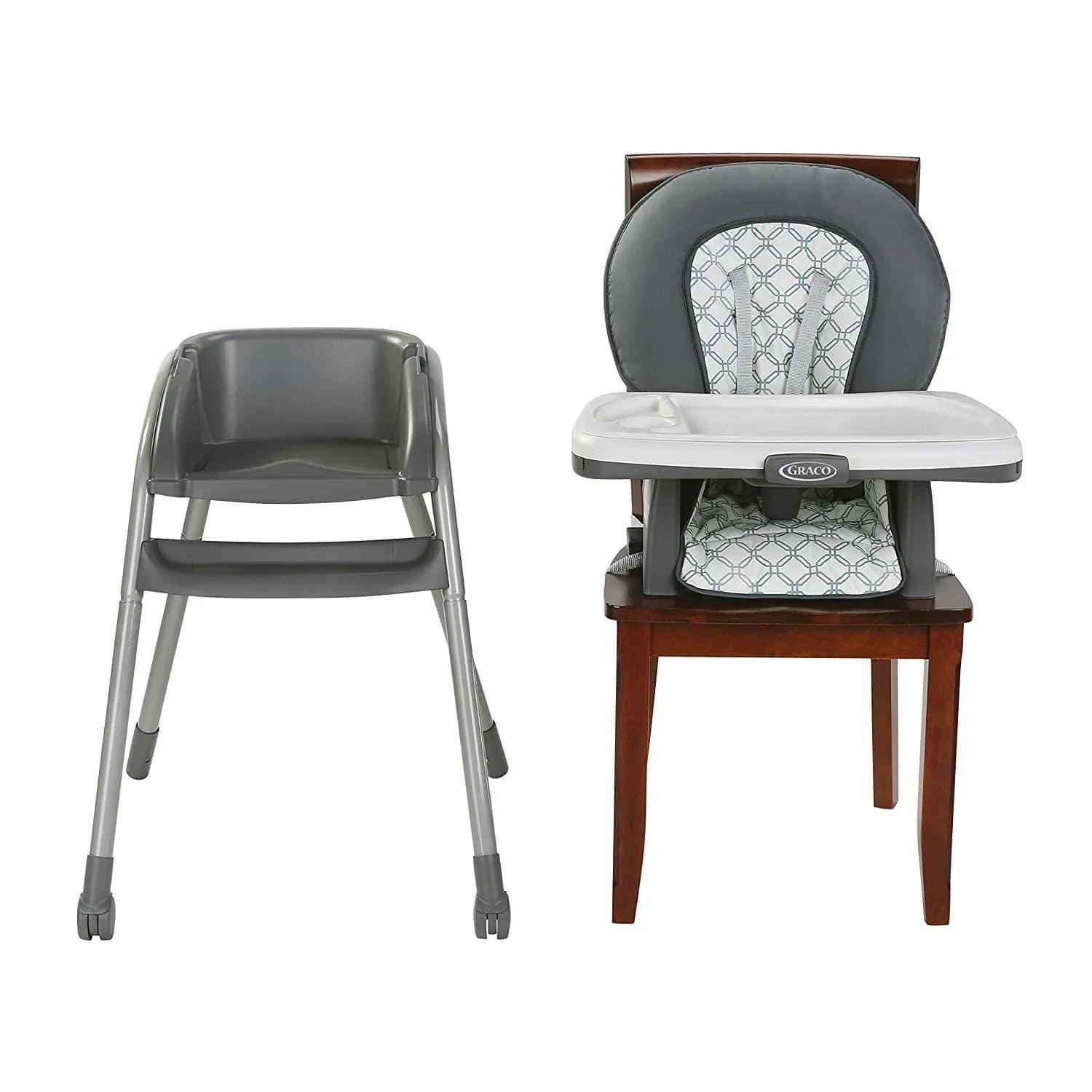 Graco Table2Table 6-in-1 Convertible Highchair - Adjustable Baby Feeding Chair with Removable Tray - Perfect for Dining, Snacking & Playtime at Home or Restaurant