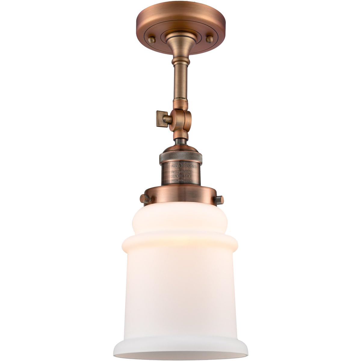 Innovations INNO203-AC-G181-LED Modern Copper LED Wall Sconce Light Fixture - Perfect for Bedroom, Living Room & Hallway Lighting