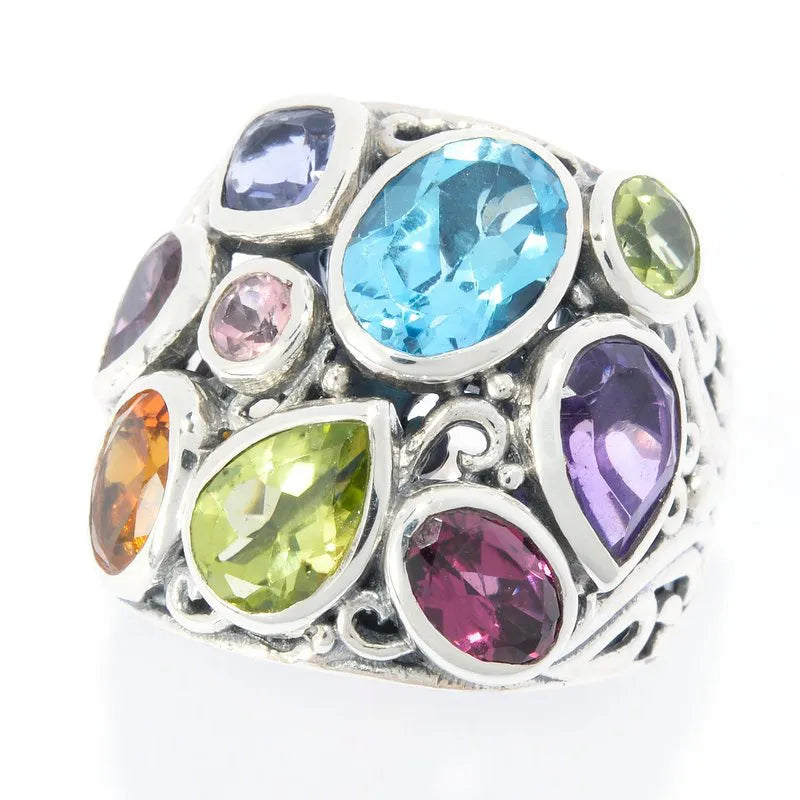 Amanzi Ring - Elegant & Durable Multi-Layer Stainless Steel Ring for Women | Perfect for Everyday Wear, Gifts & Special Occasions