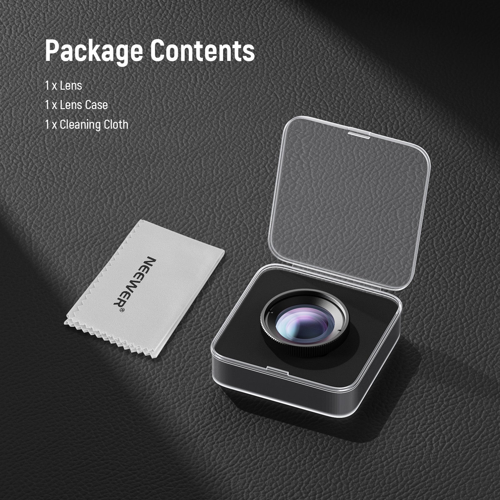 NEEWER LS 65 2X Magnification Lens for GoPro Hero 13/12/11/10/9 - Wide Angle & Macro Photography Accessory for Action Camera - Perfect for Underwater, Travel, and Sports Videography