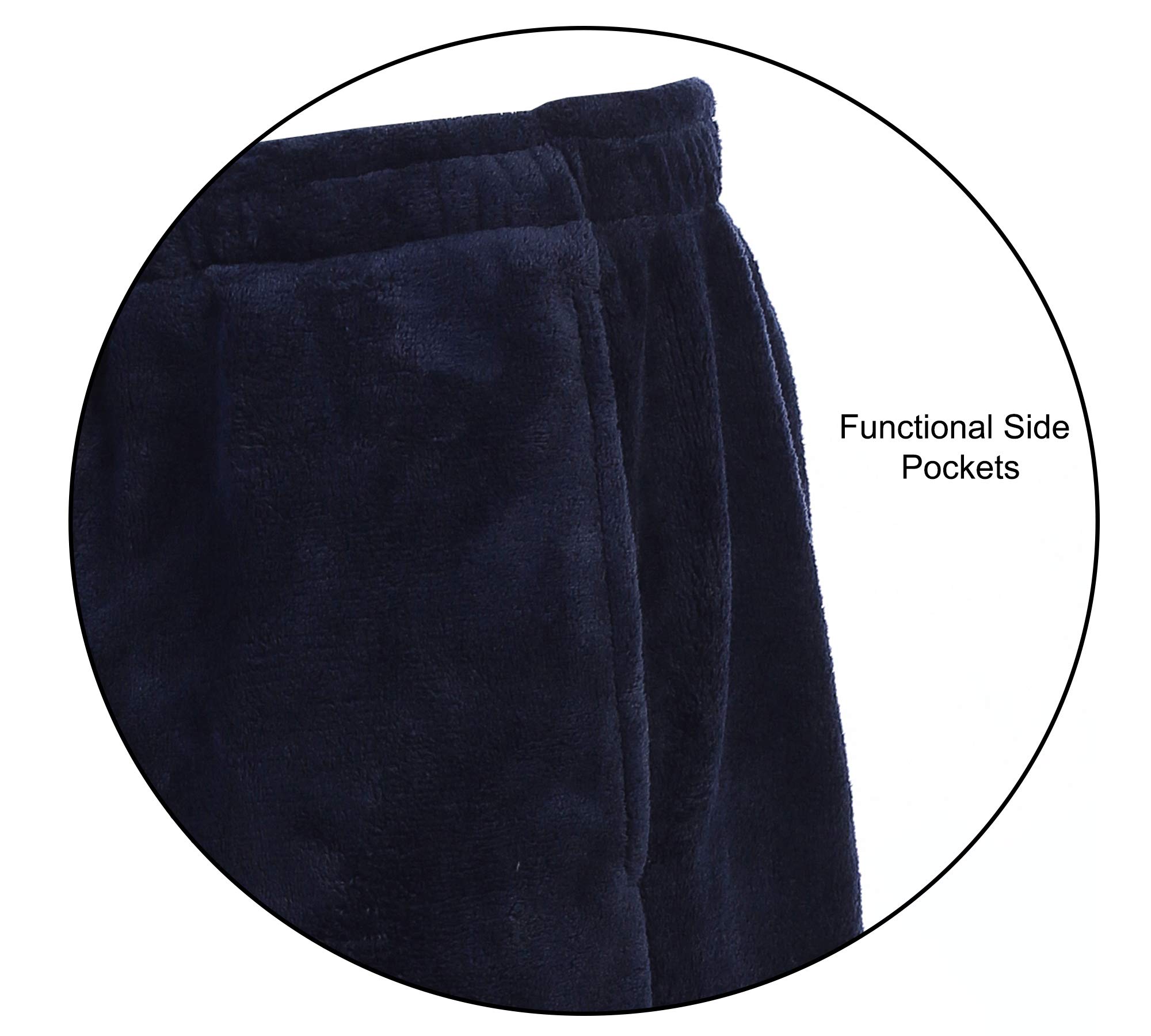 Gioberti Men's Super Soft Plush Pajama Pants - Cozy Lounge Pants for Relaxing at Home, Sleepwear & Comfortable Winter Pajama Bottoms